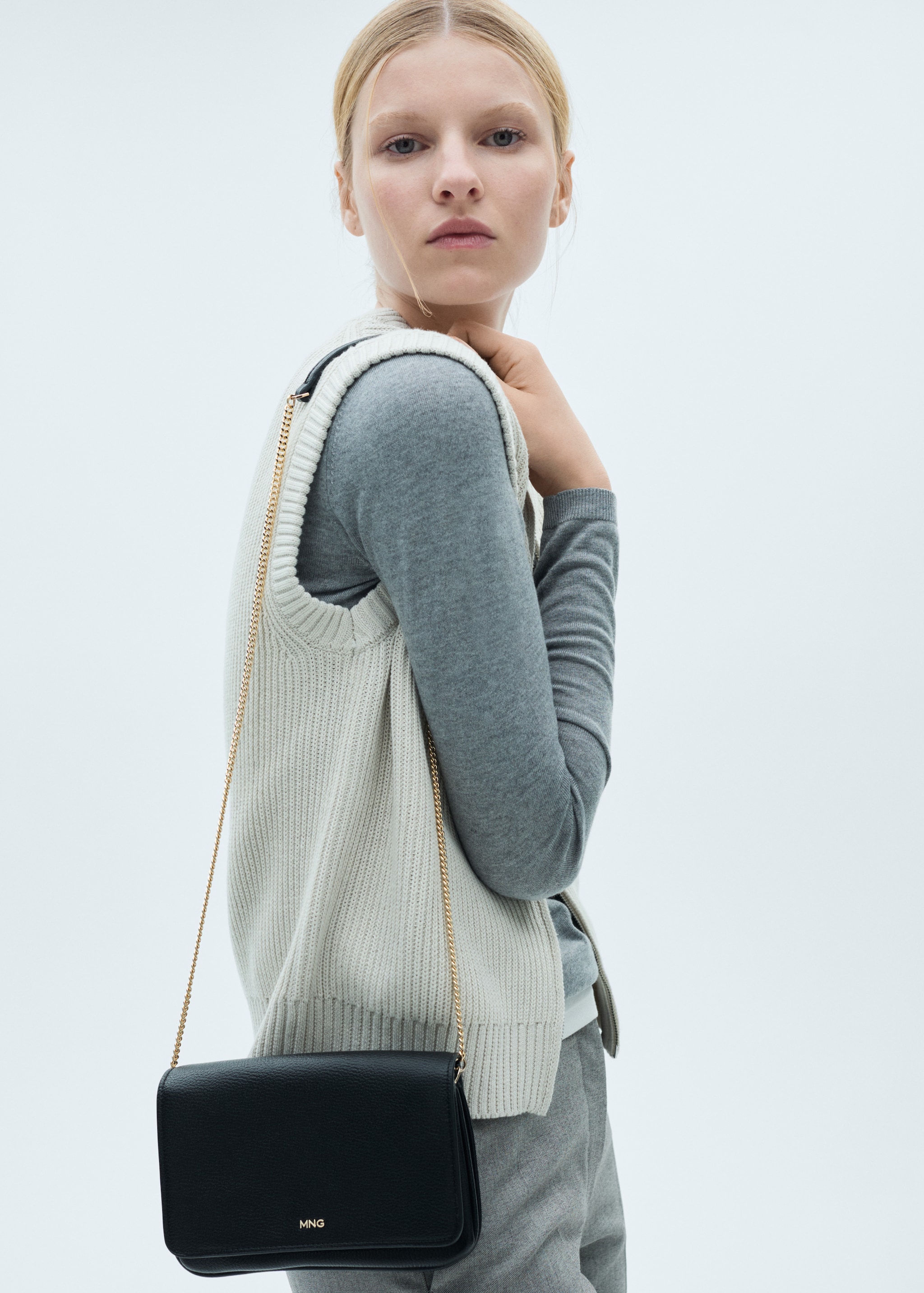 David Jones Sac Petit Sac A Main Bandouliere Chaine Sac à Main