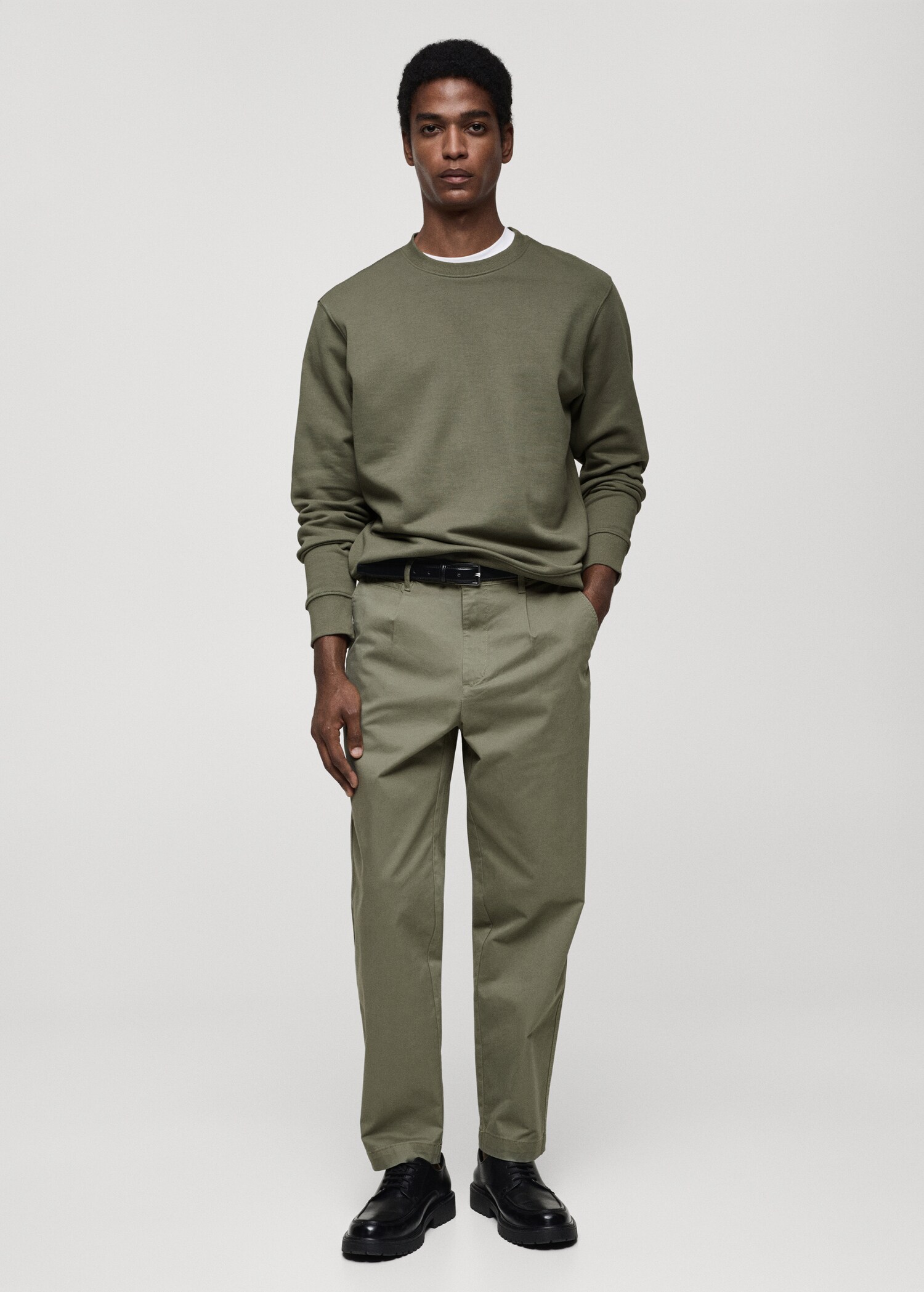 100% cotton regular-fit sweatshirt - General plane