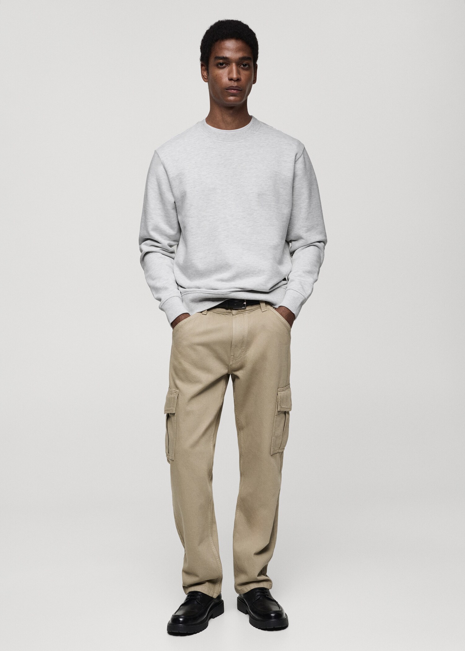 100% cotton regular-fit sweatshirt - General plane