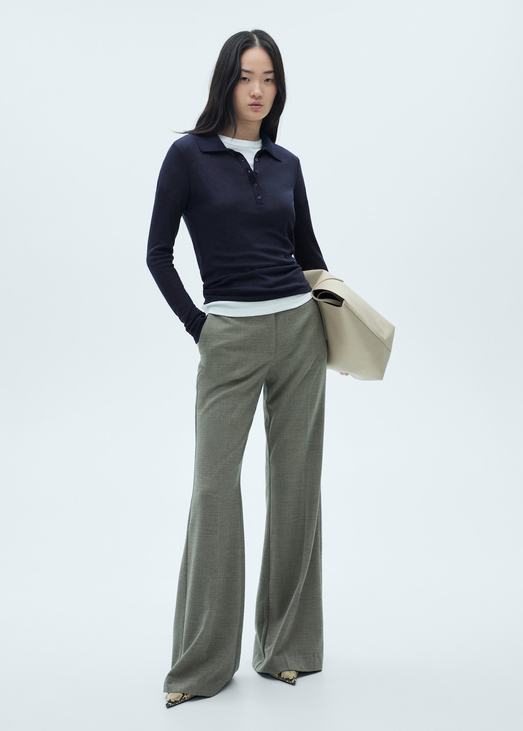 Polo a col boutonne Femme MANGO Benin