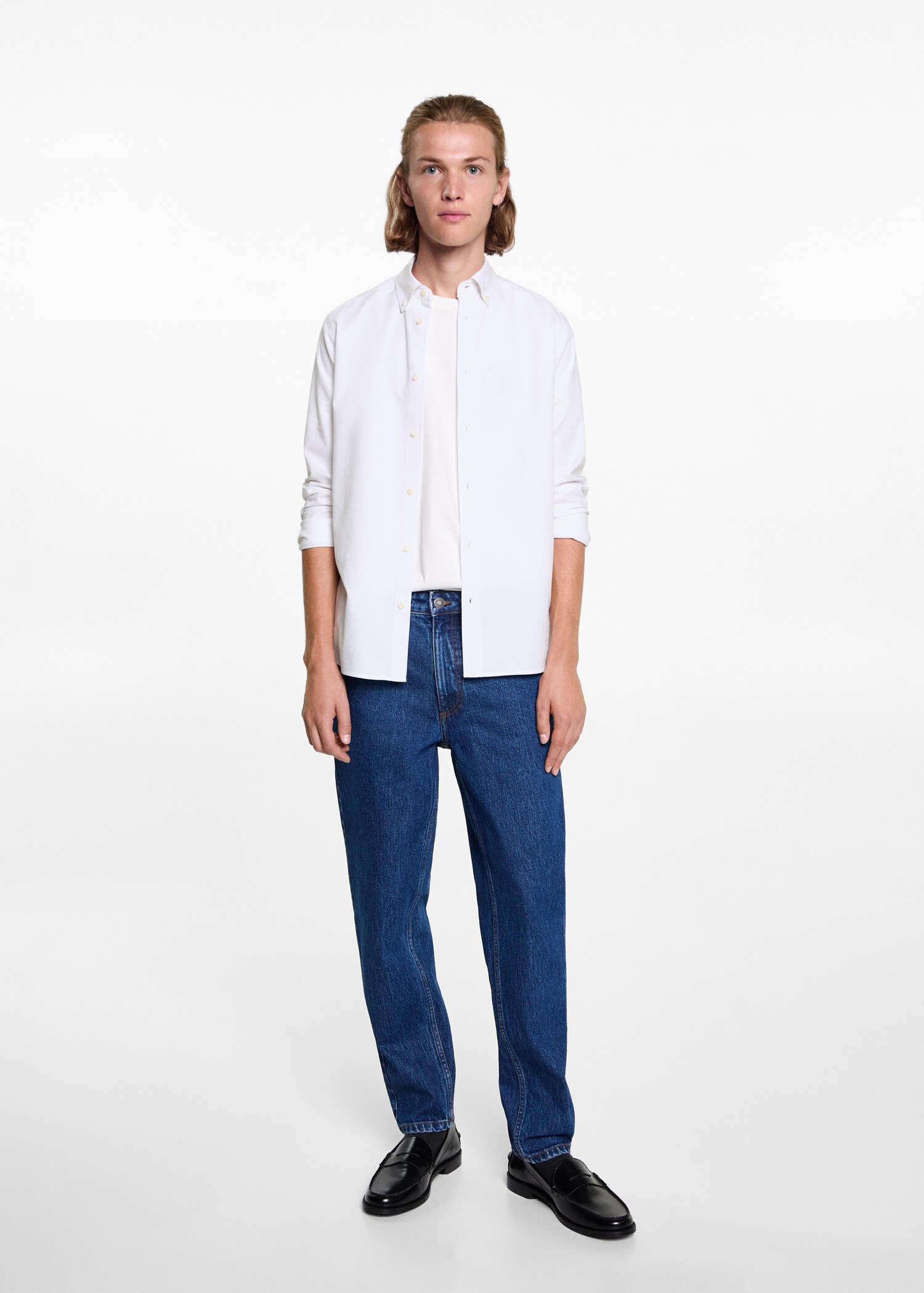 Oxford cotton shirt - General plane