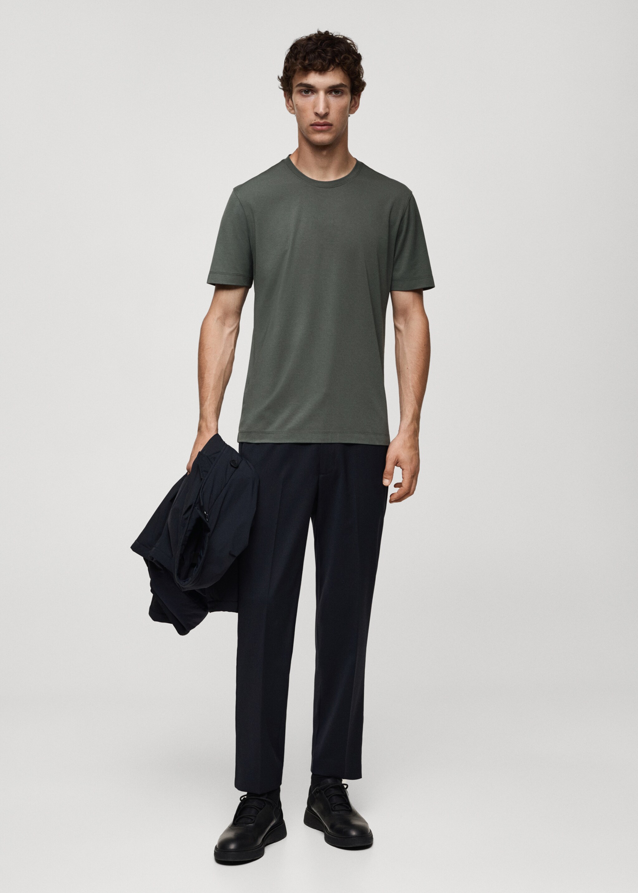 Anti-wrinkle comfort stretch T-shirt - General plane