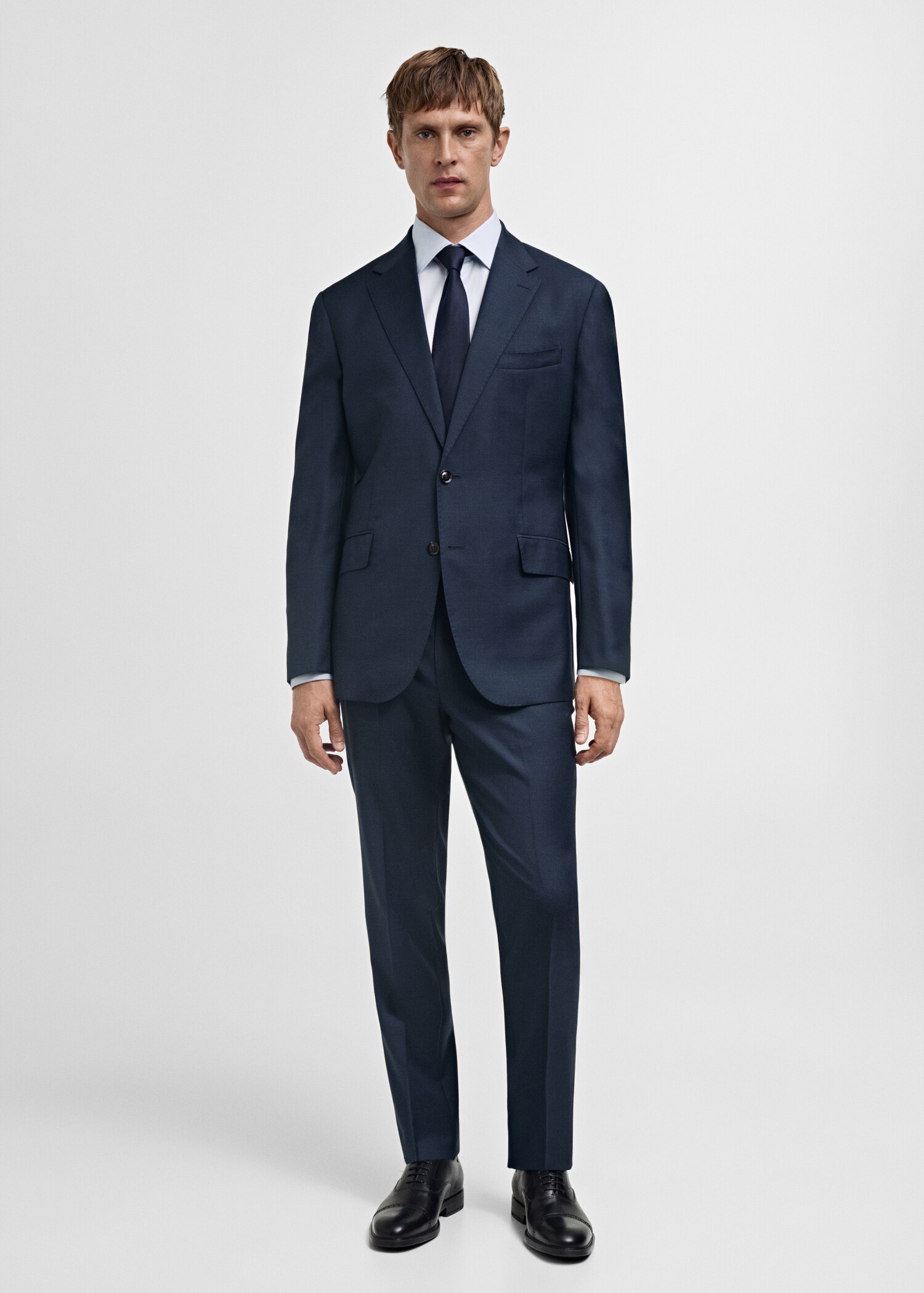 Chemise costume slim fit coton - Plan général
