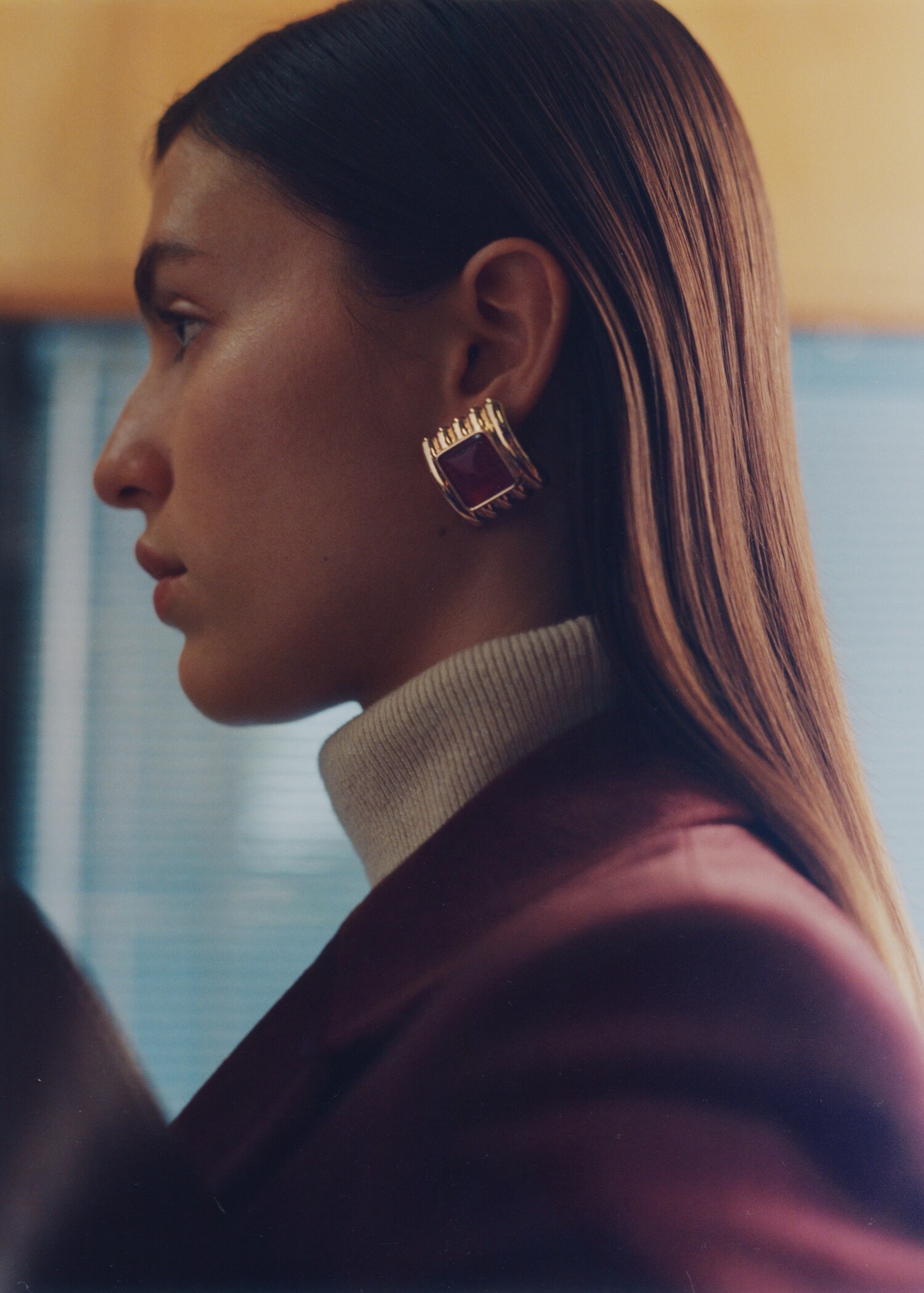 Boucles d’oreilles carrées perles - Plan général