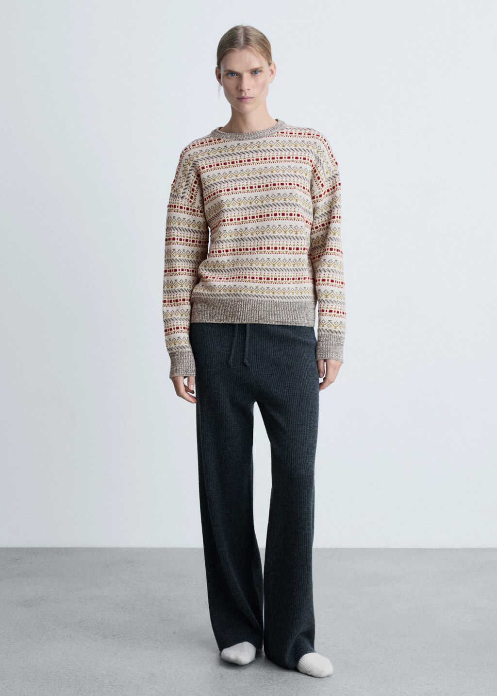 Pull de noel femme mango shop