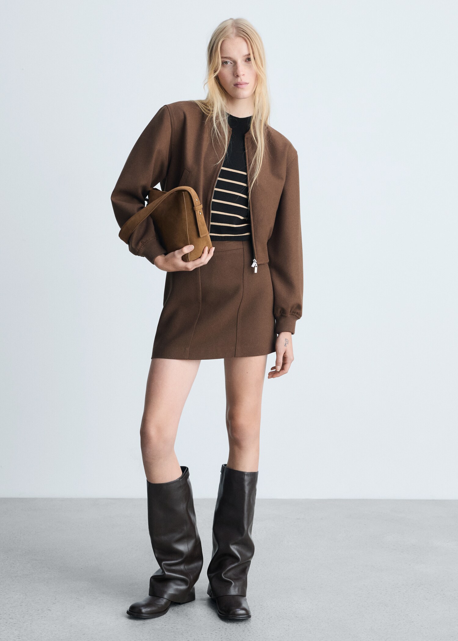 Striped knit top - General plane