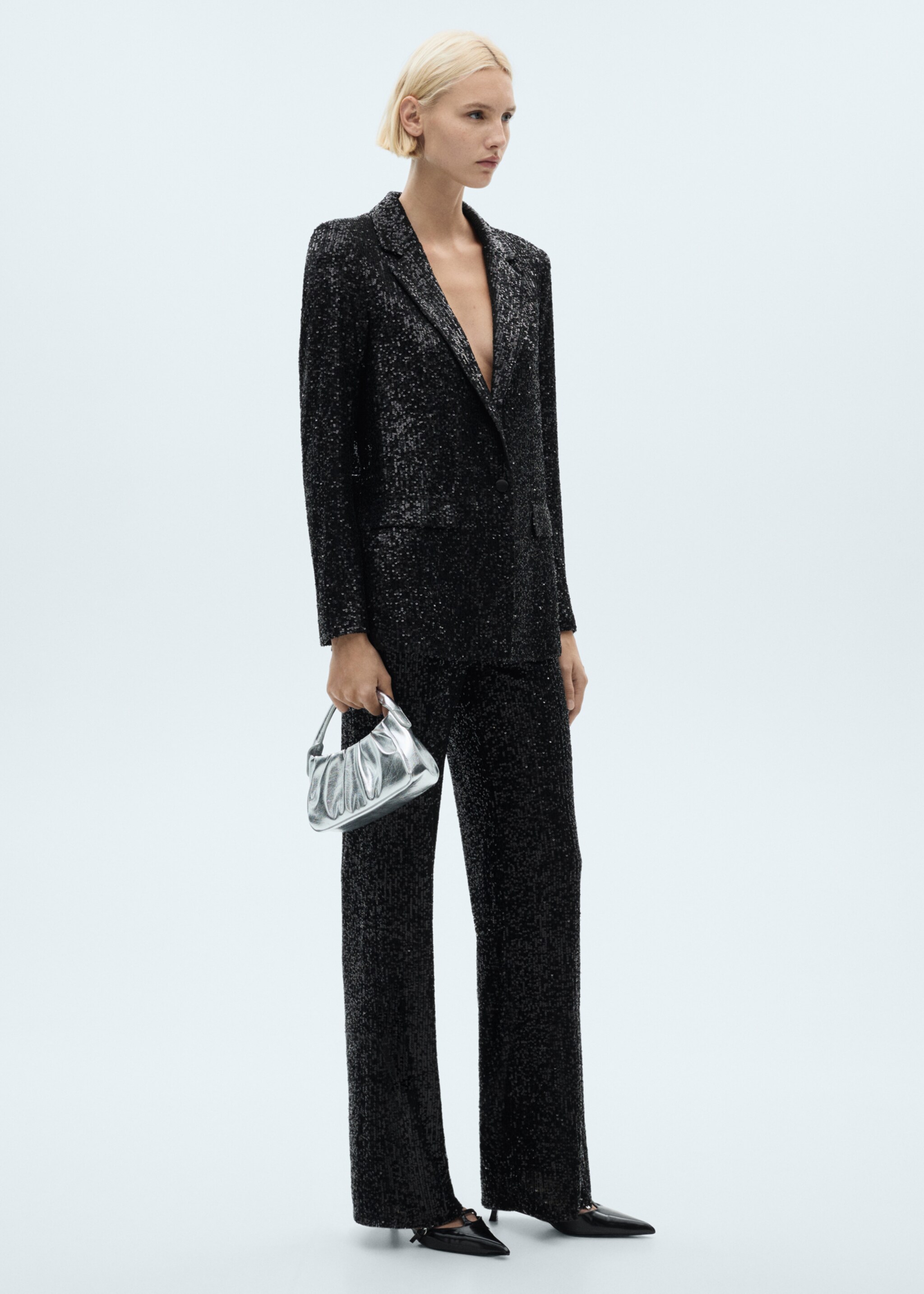 Blazer traje lentejuelas - Plano general