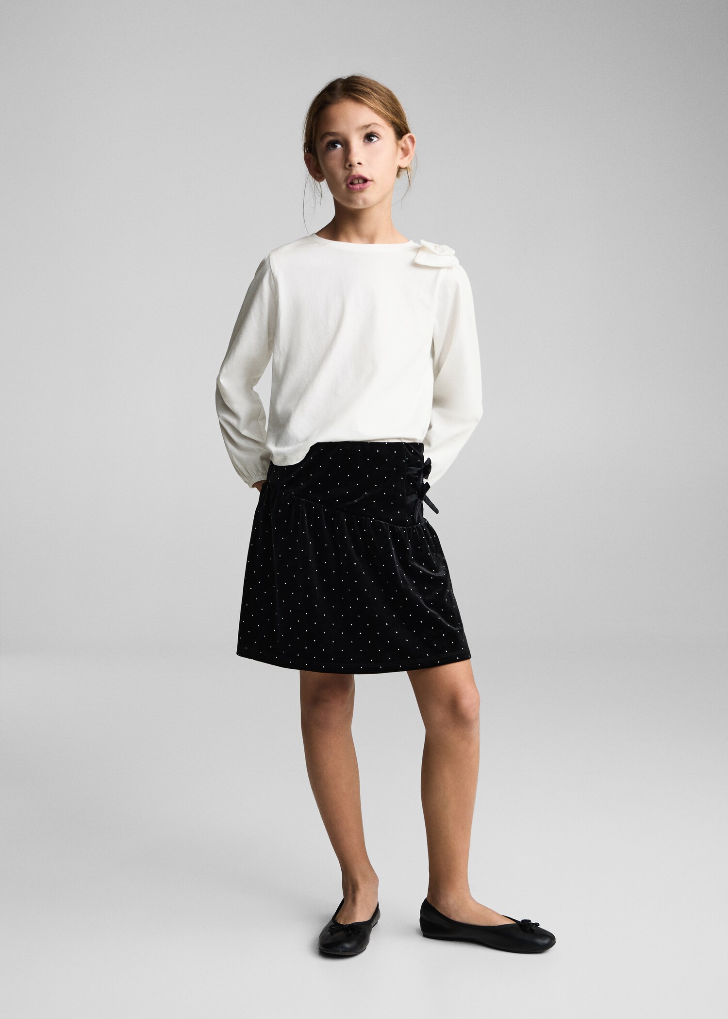 Bow cotton T-shirt - General plane