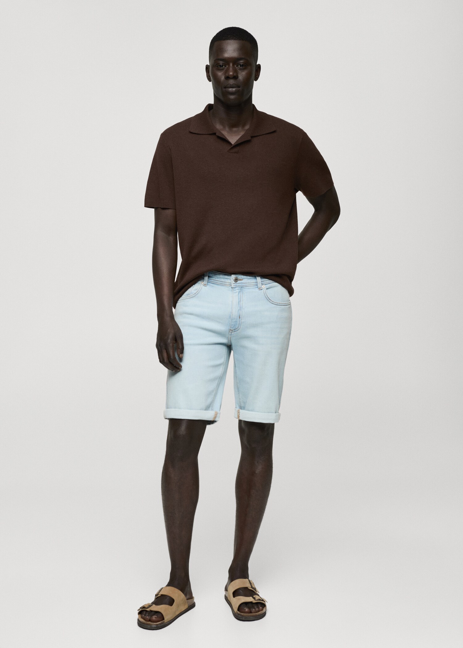 Jeansbermudas slim fit - Allmän bild