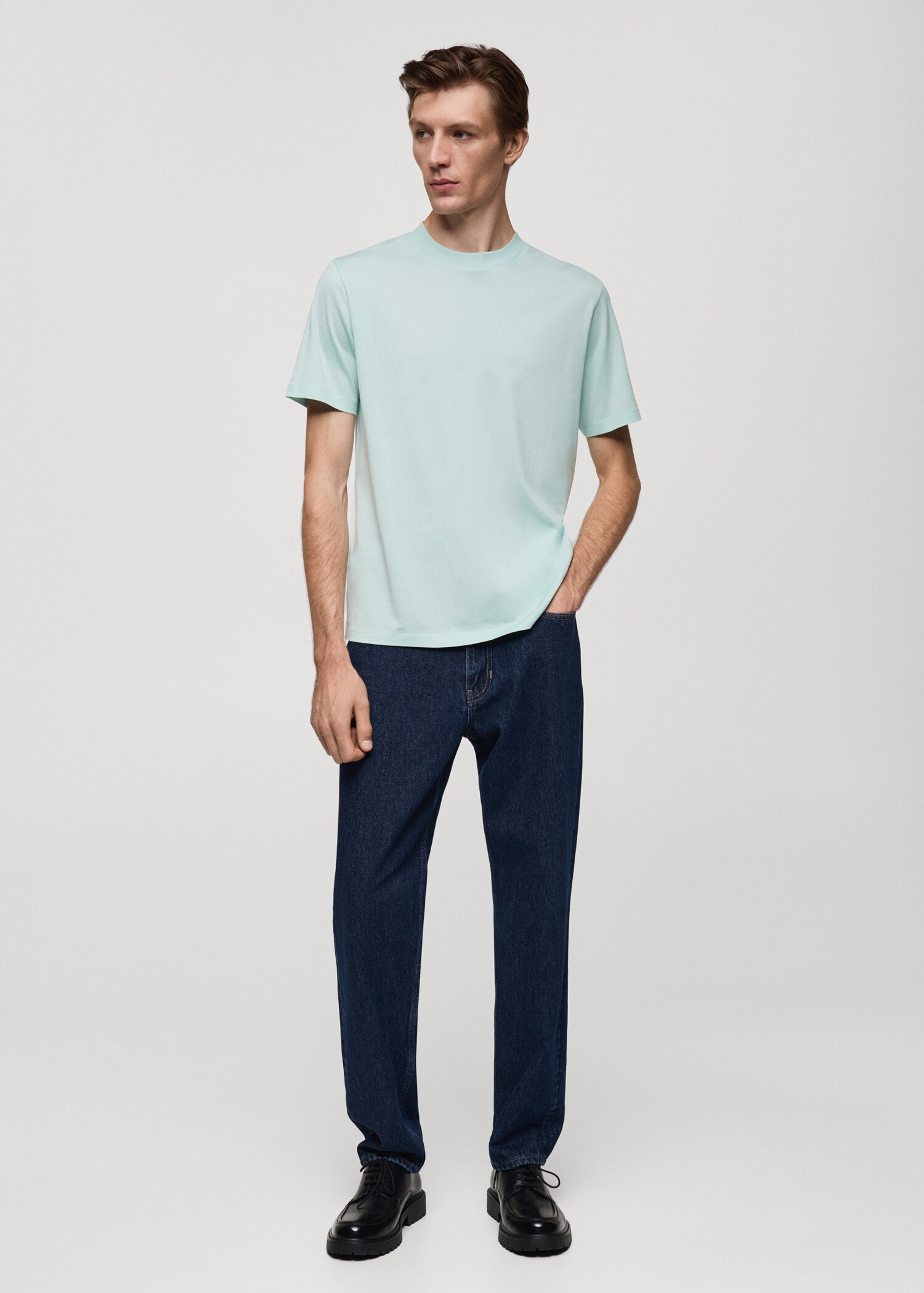 Camiseta slim fit 100% algodón - Plano general