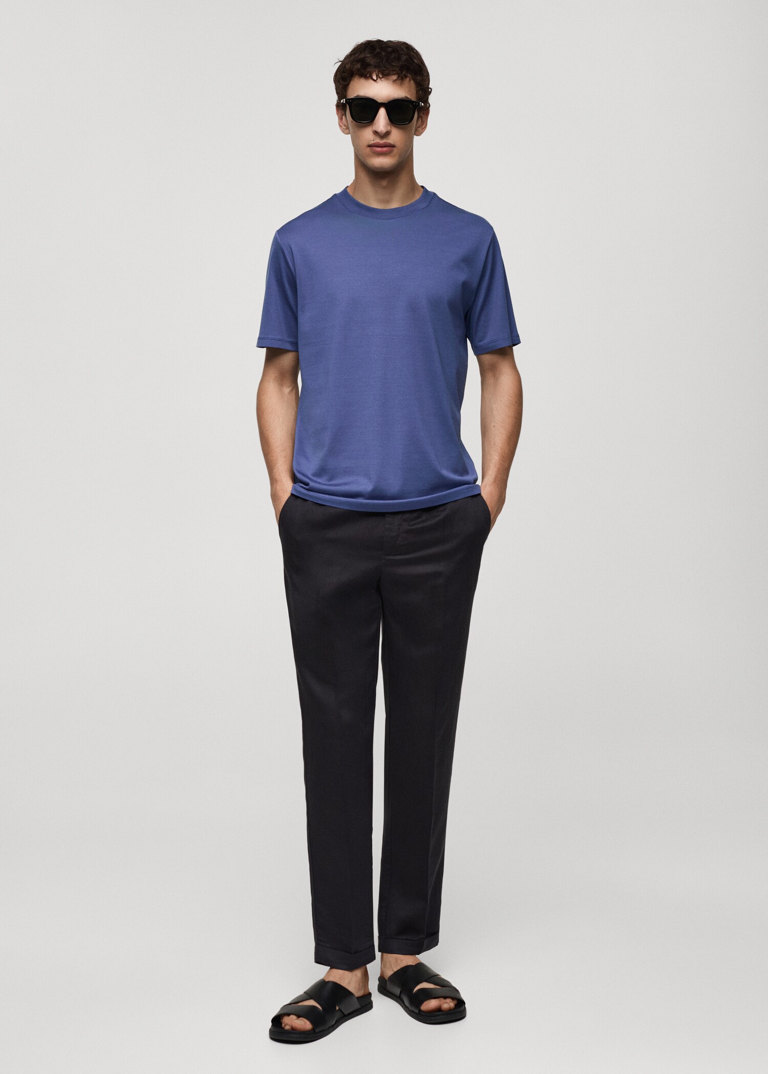 Camiseta slim fit 100% algodón - Plano general