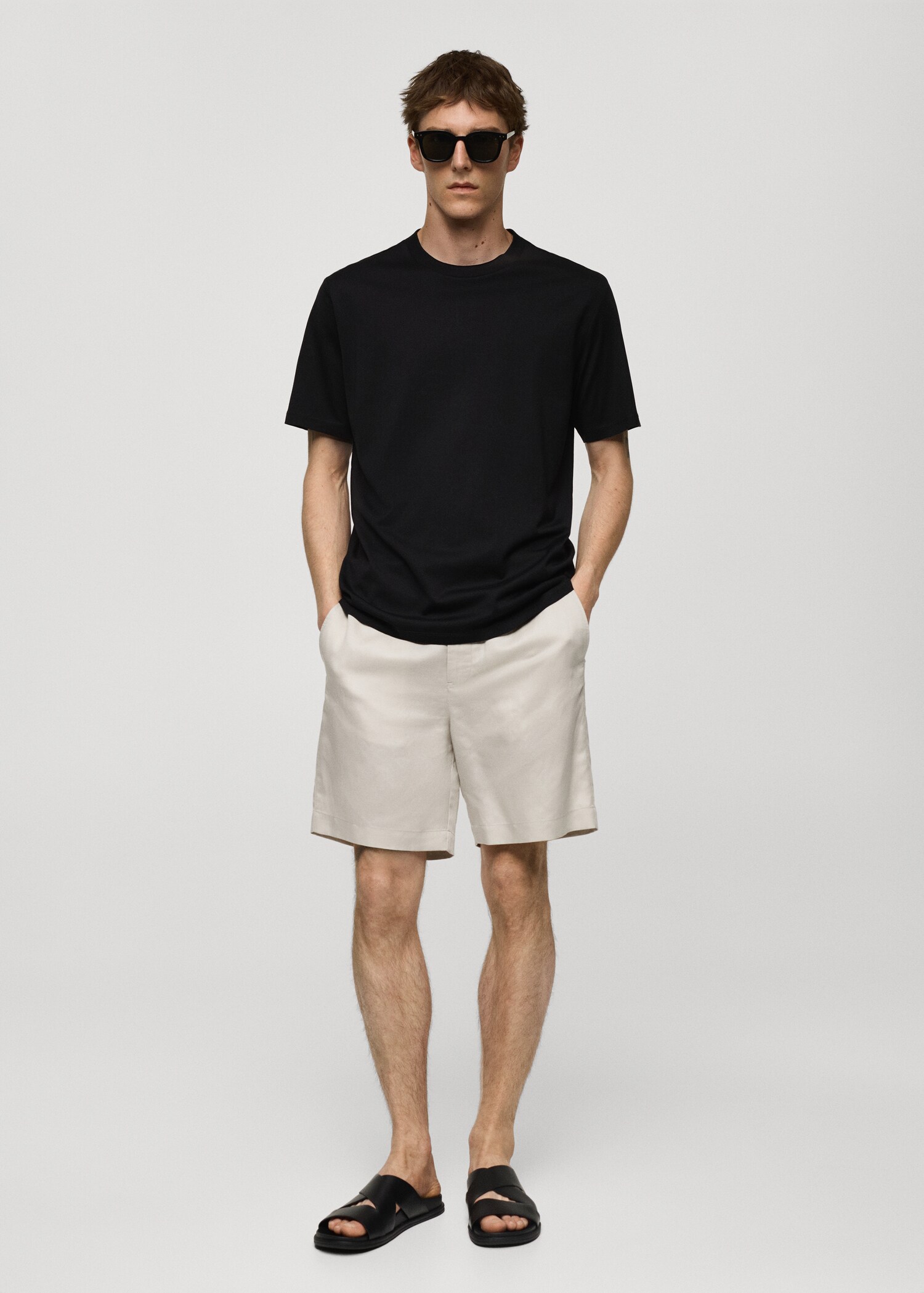 Camiseta slim fit 100% algodón - Plano general