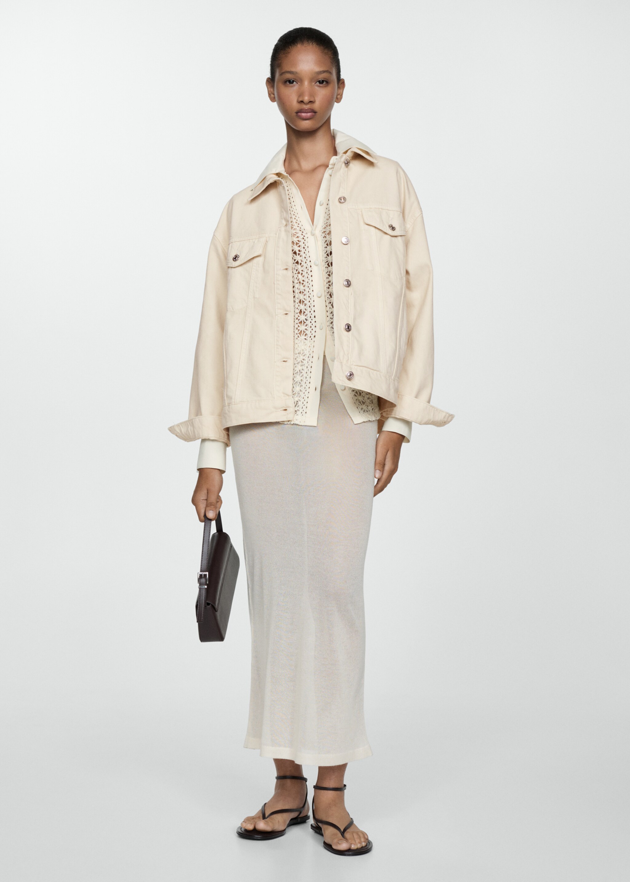 Blouson jean oversize - Plan général