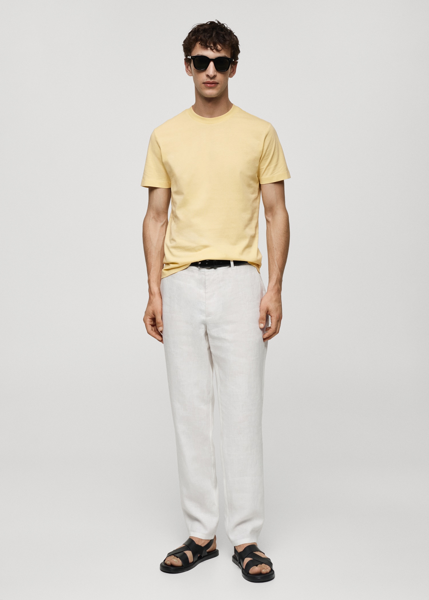 Slim-fit cotton t-shirt - General plane
