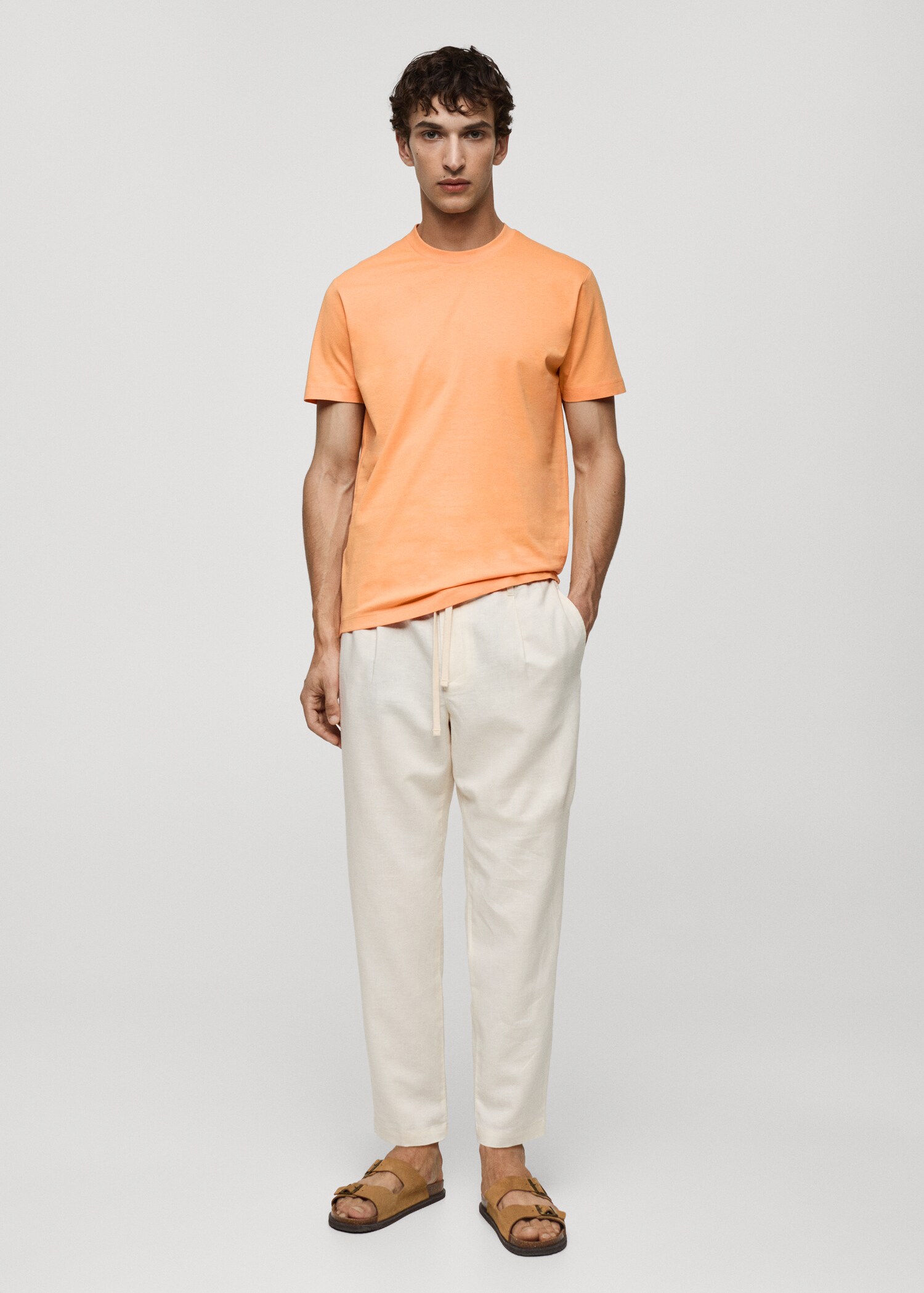 Slim-fit cotton t-shirt - General plane