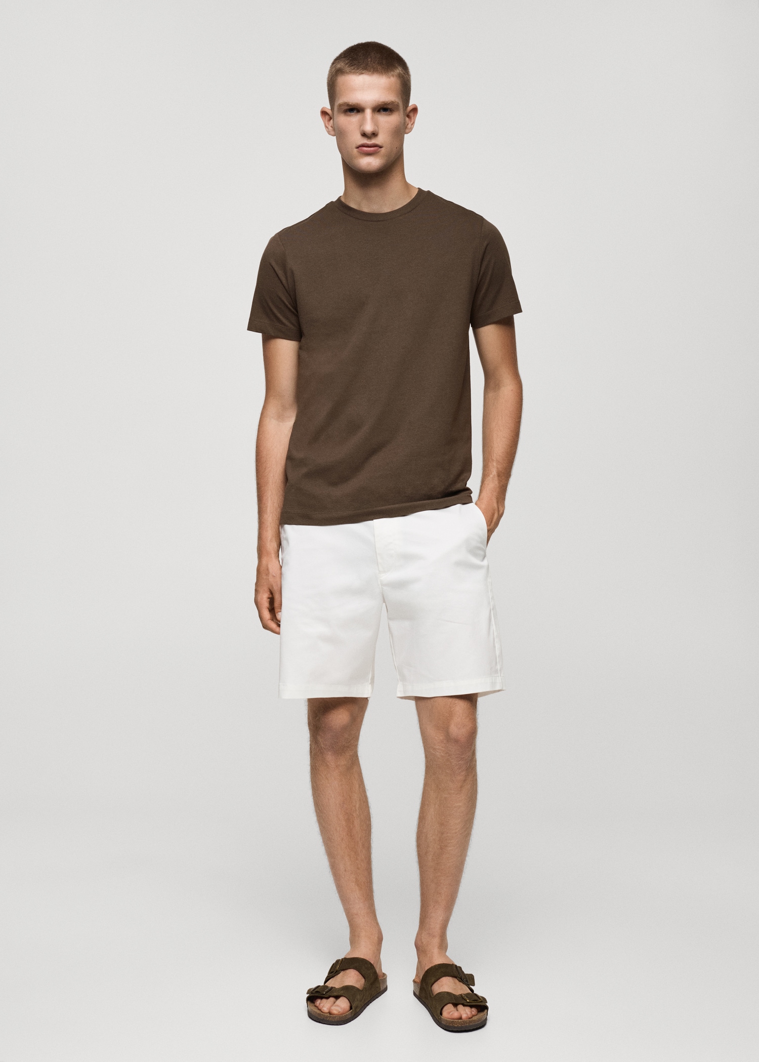 Slim-fit cotton t-shirt - General plane