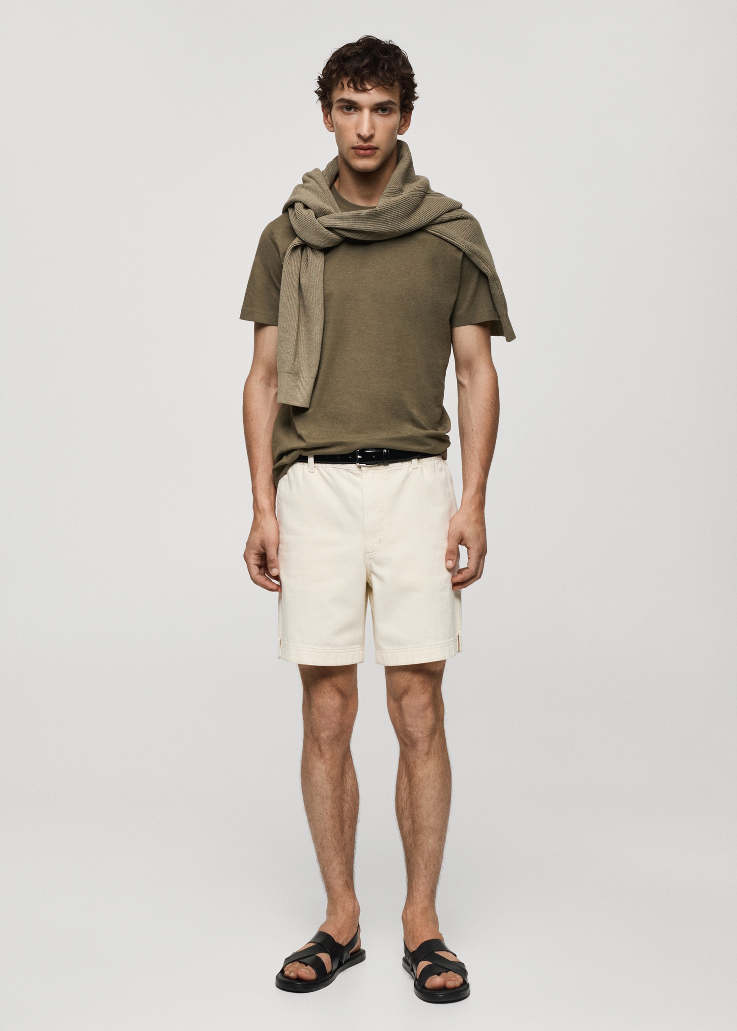 Slim-fit cotton t-shirt - General plane
