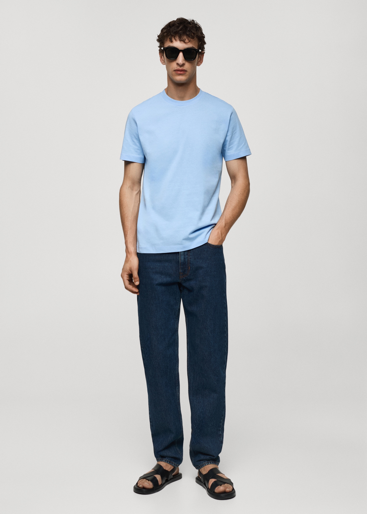 Slim-fit cotton t-shirt - General plane