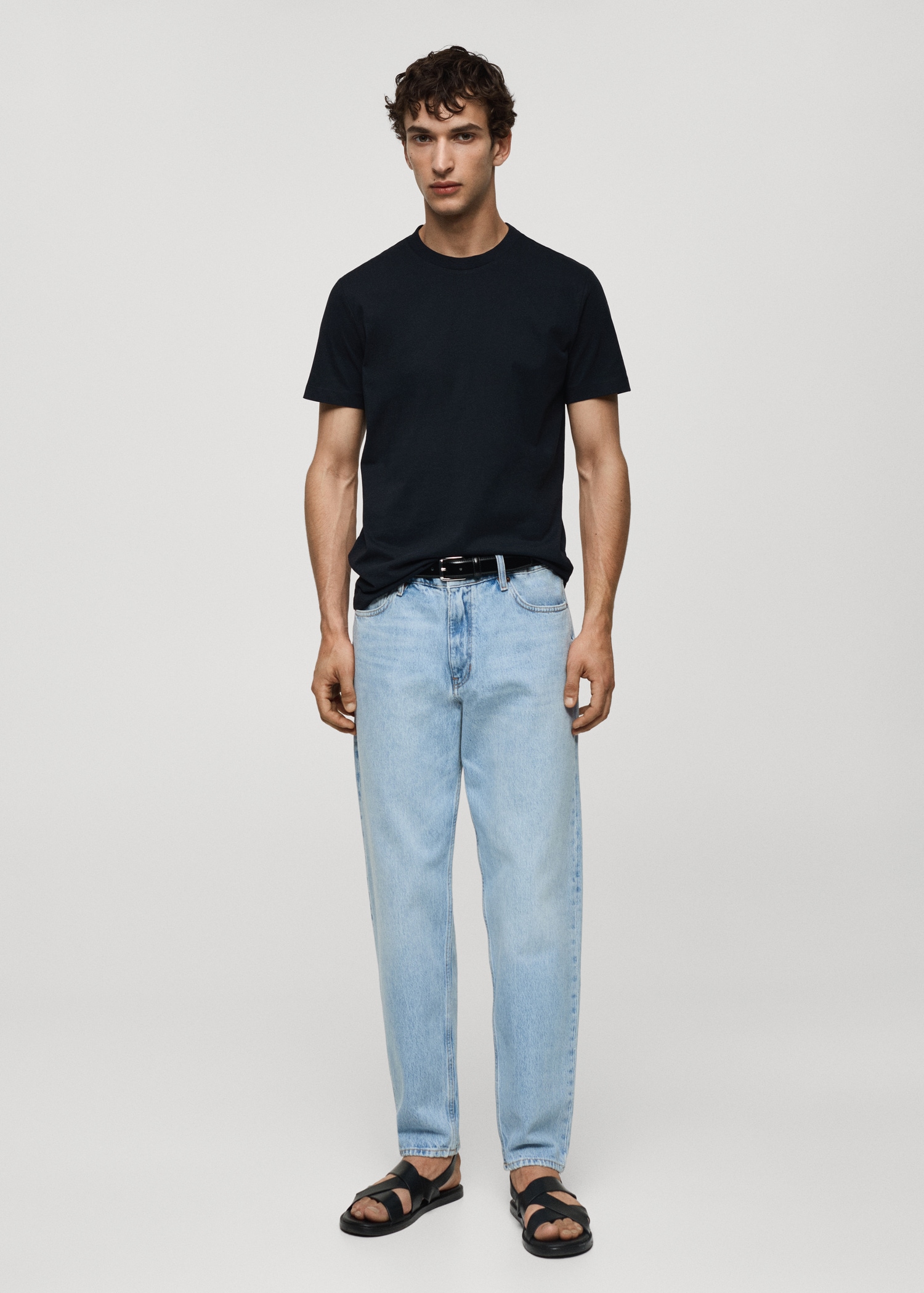 Slim-fit cotton t-shirt - General plane