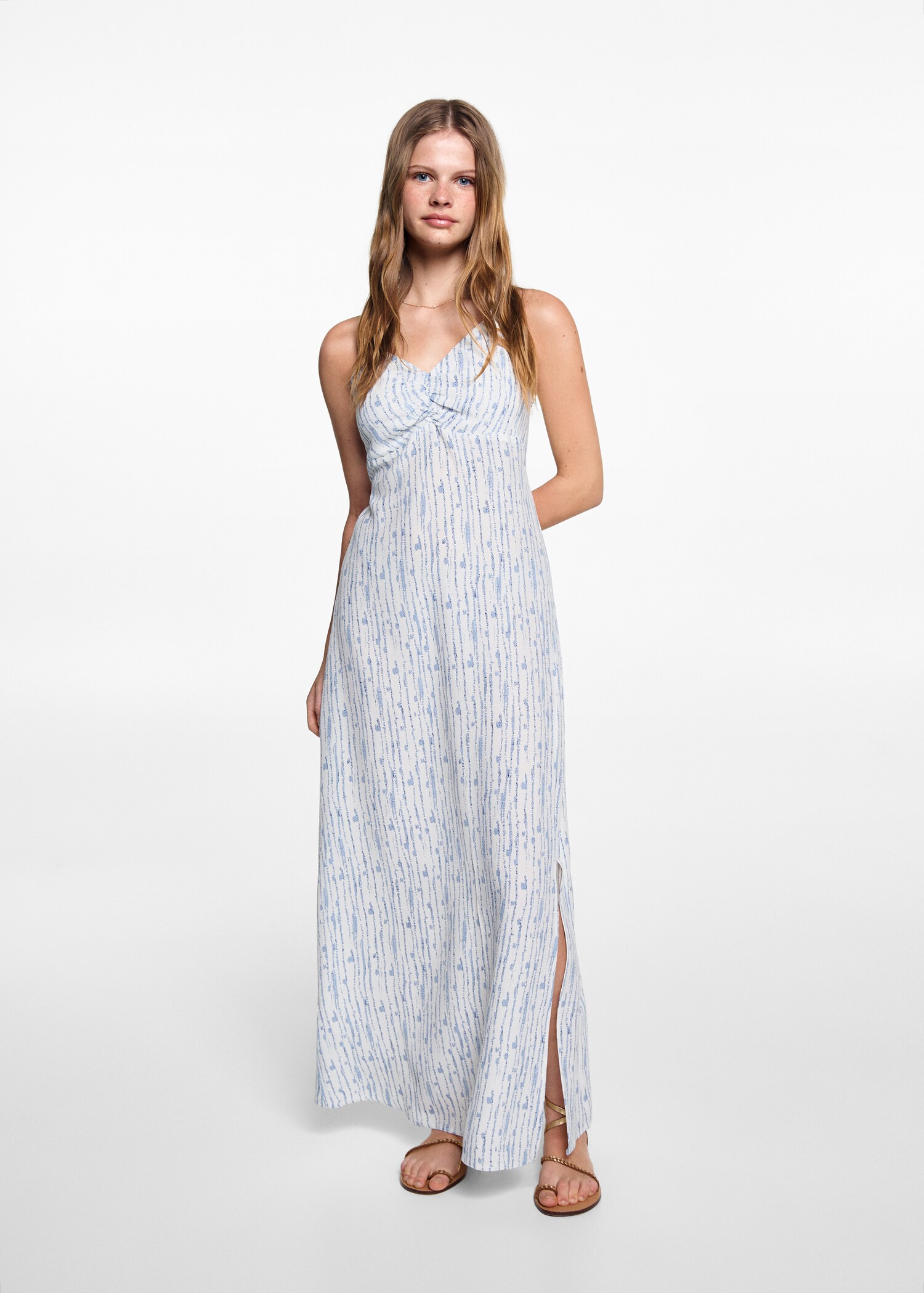 Robe longue imprimée - Plan général