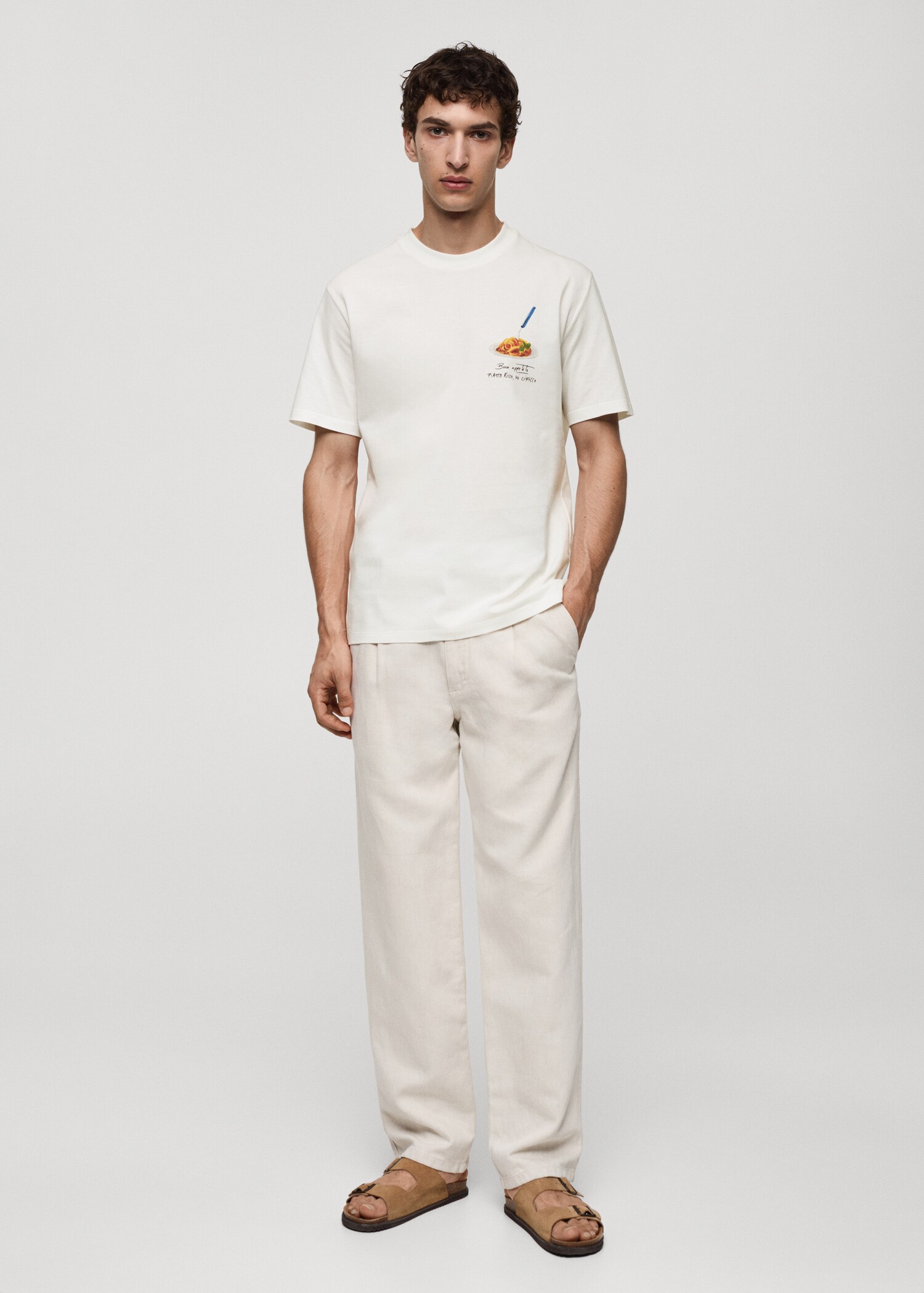100% cotton printed t-shirt - General plane