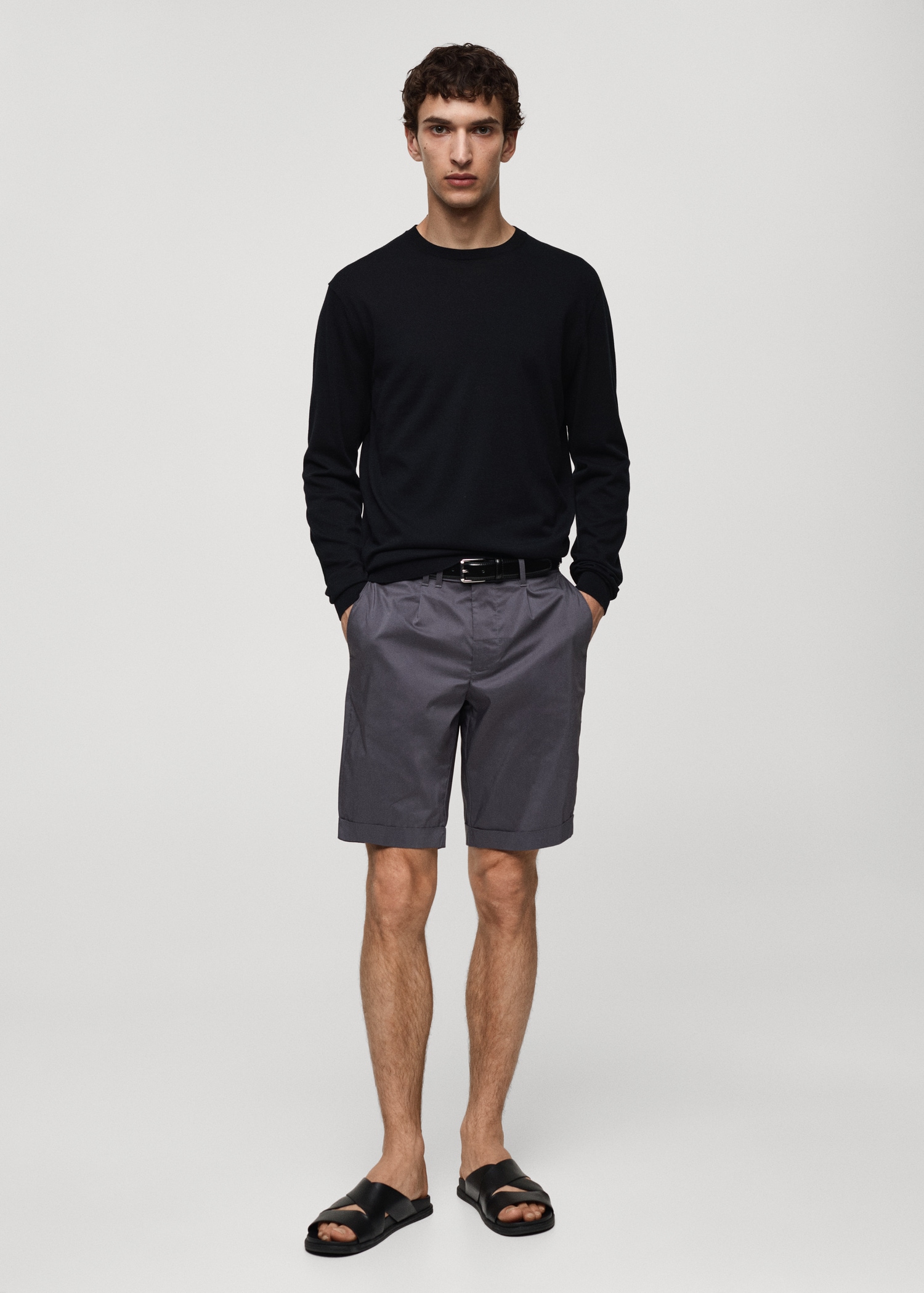 Pull-over 100 % coton maille fine - Plan général
