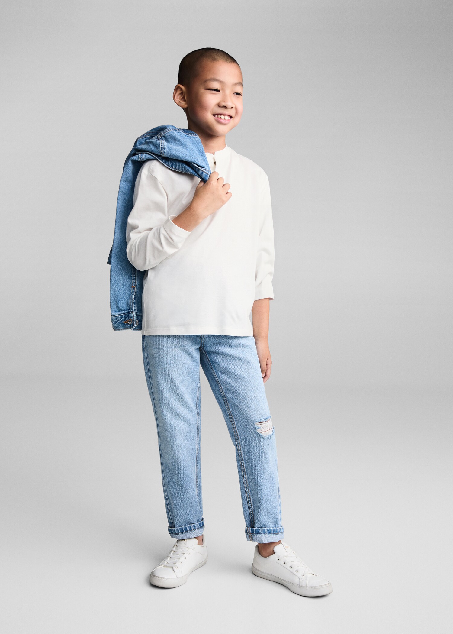 Long sleeve cotton t-shirt - General plane