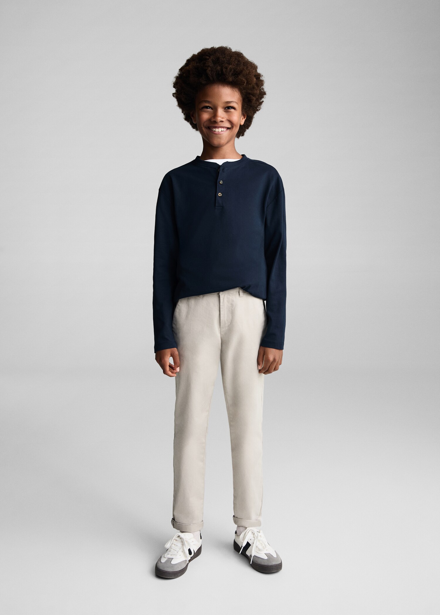 Long sleeve cotton t-shirt - General plane