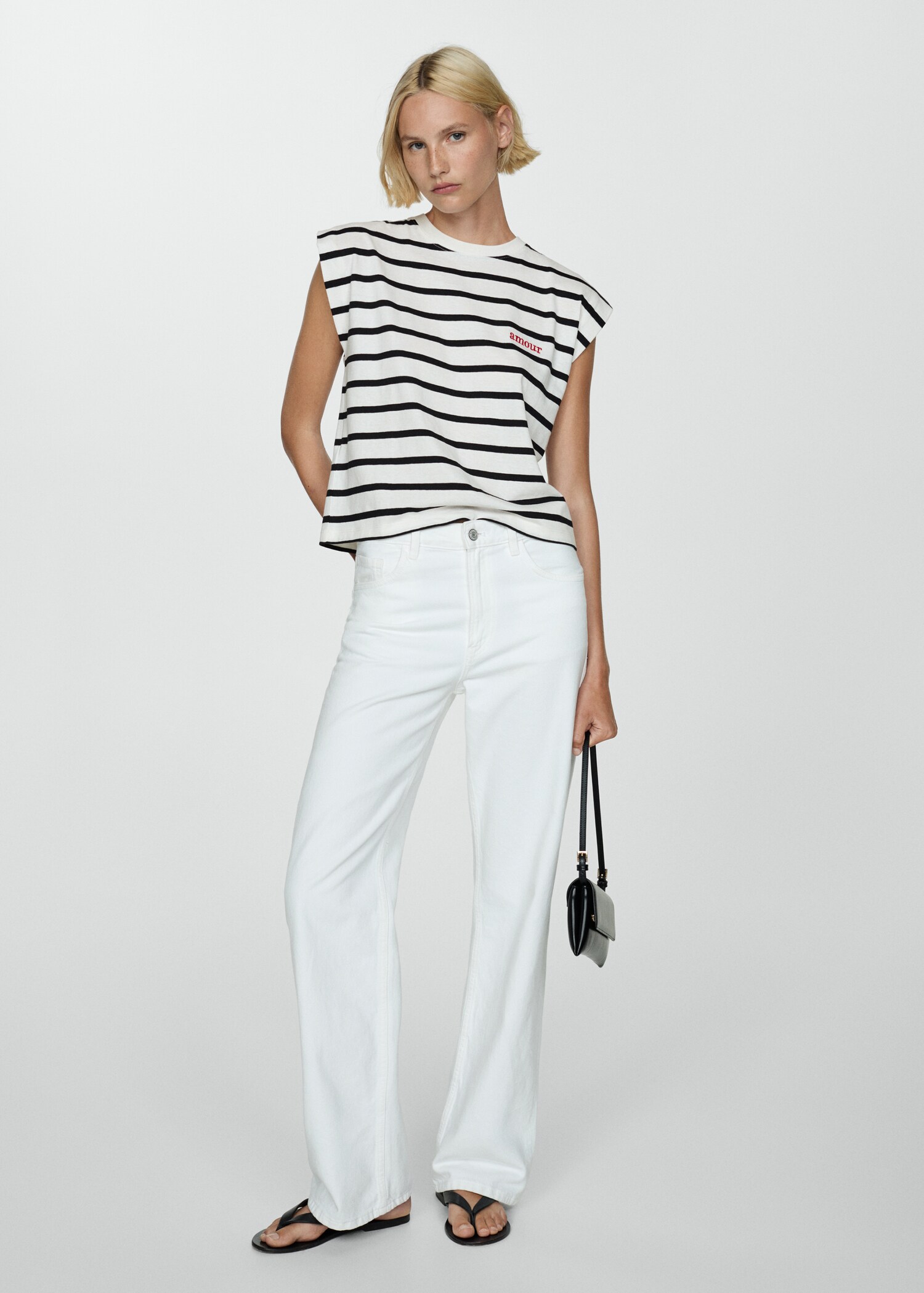 Striped cotton T-shirt - General plane