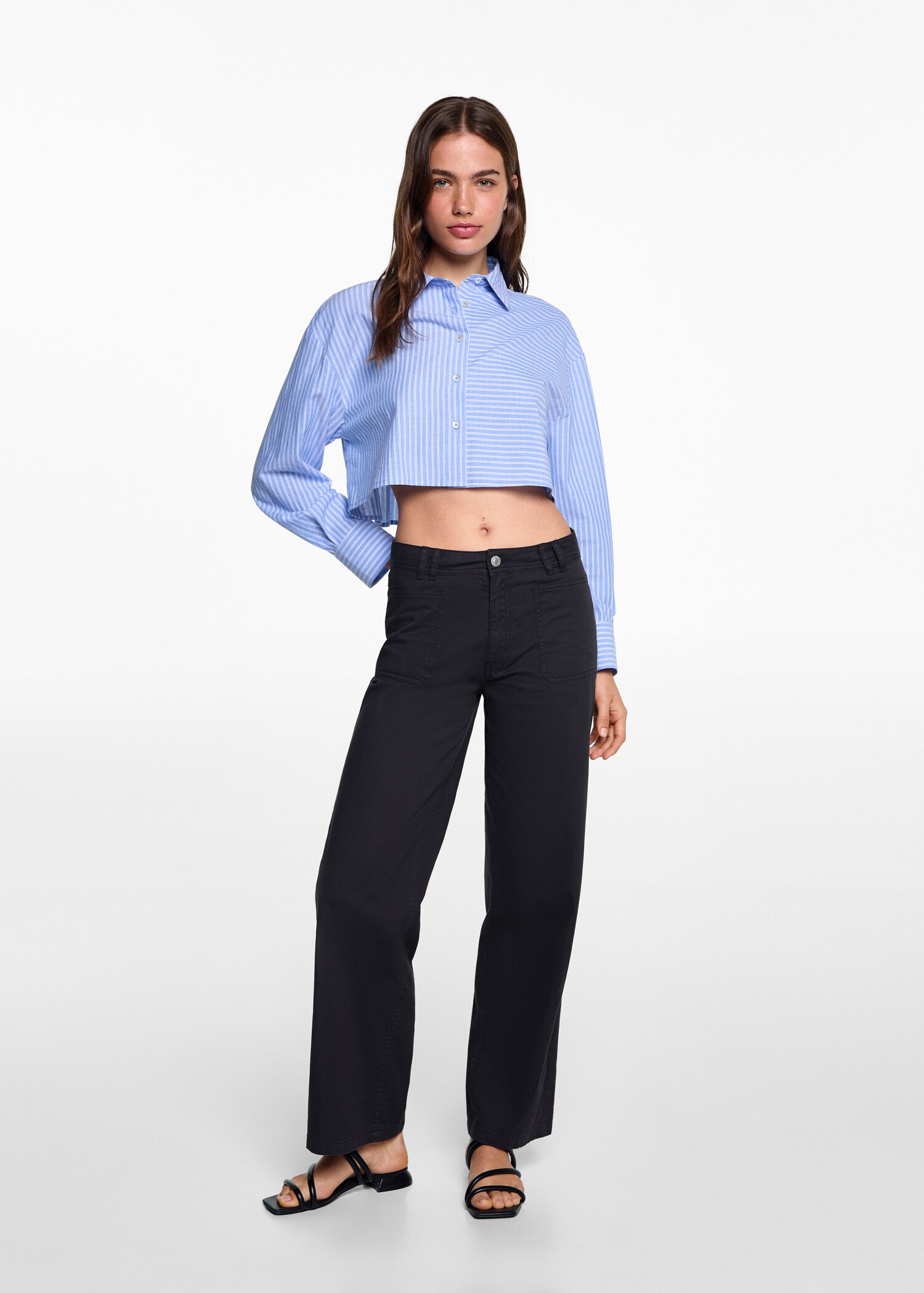 Pockets straight trousers - General plane