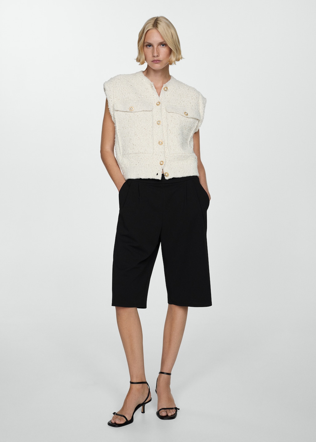 Bermudashorts mit Bundfalten - Damen | MANGO Deutschland Bermudashorts mit Bundfalten - Damen | MANGO Deutschland