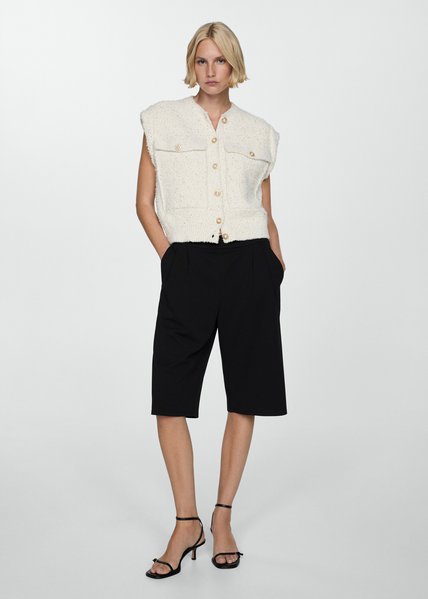 Bermudas pinzas - Plano general