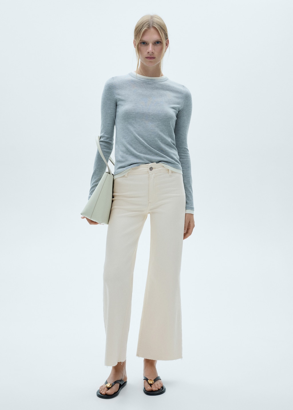 Jean style jupe culotte Catherin taille haute Femme MANGO Suisse