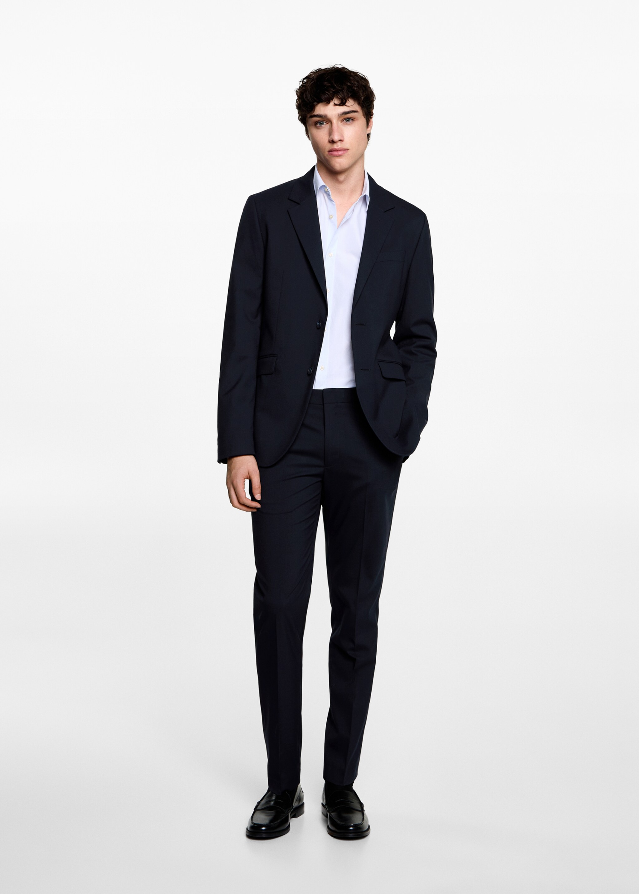 Slim-fit suit jacket - General plane