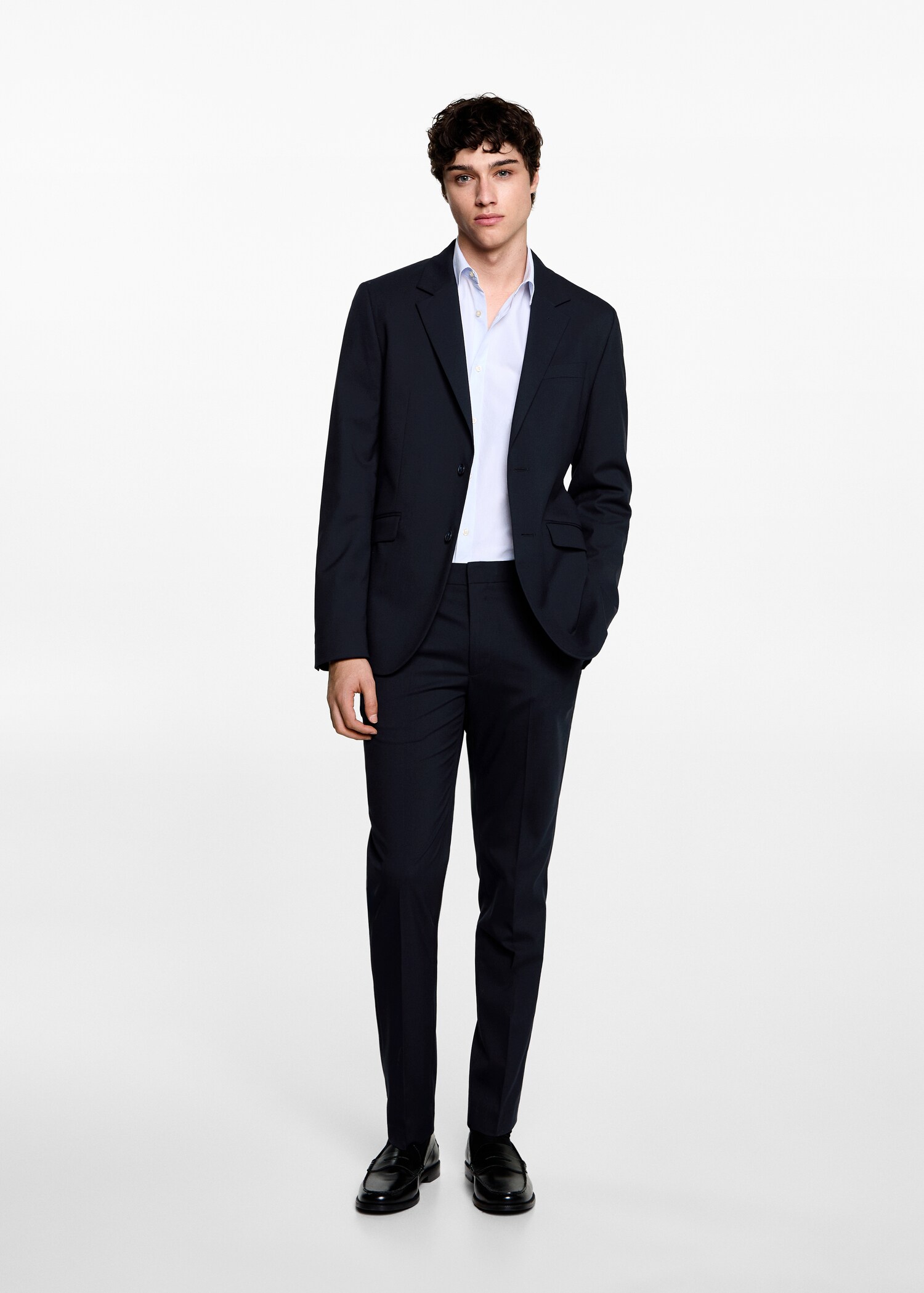 Slim-fit suit jacket - General plane
