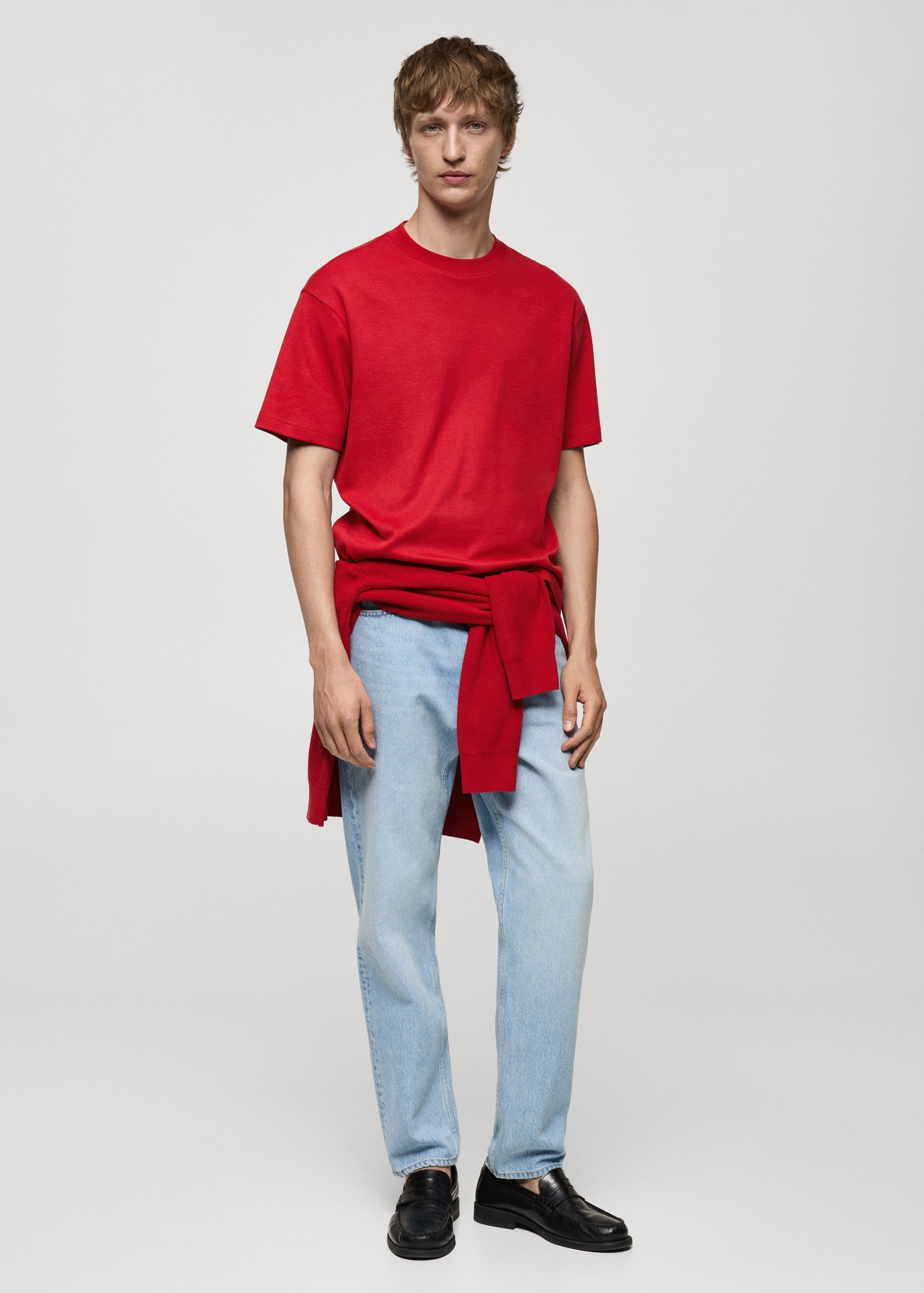 100% cotton relaxed-fit t-shirt - General plane