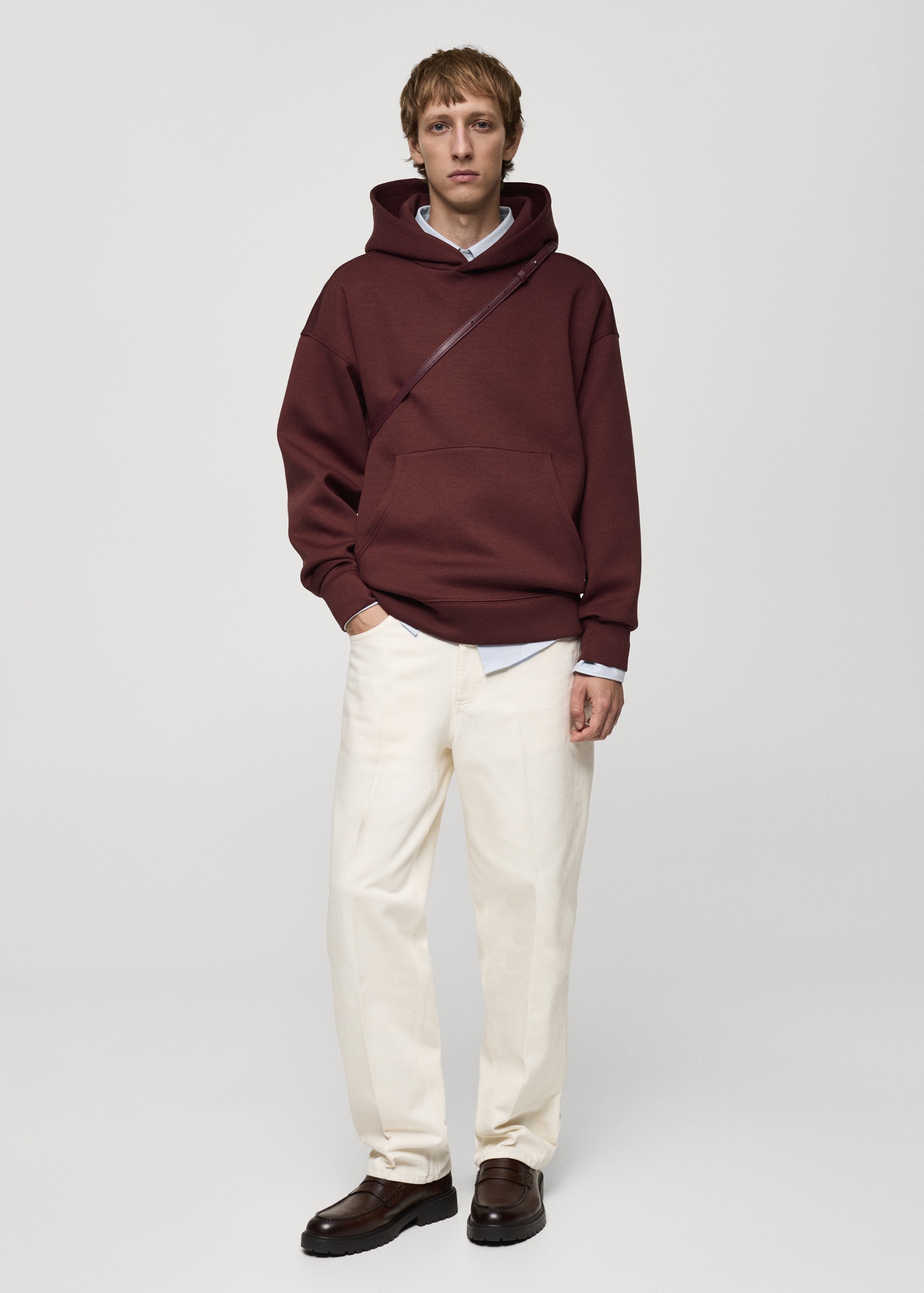 Relaxed-fit hooded sweatshirt - General plane