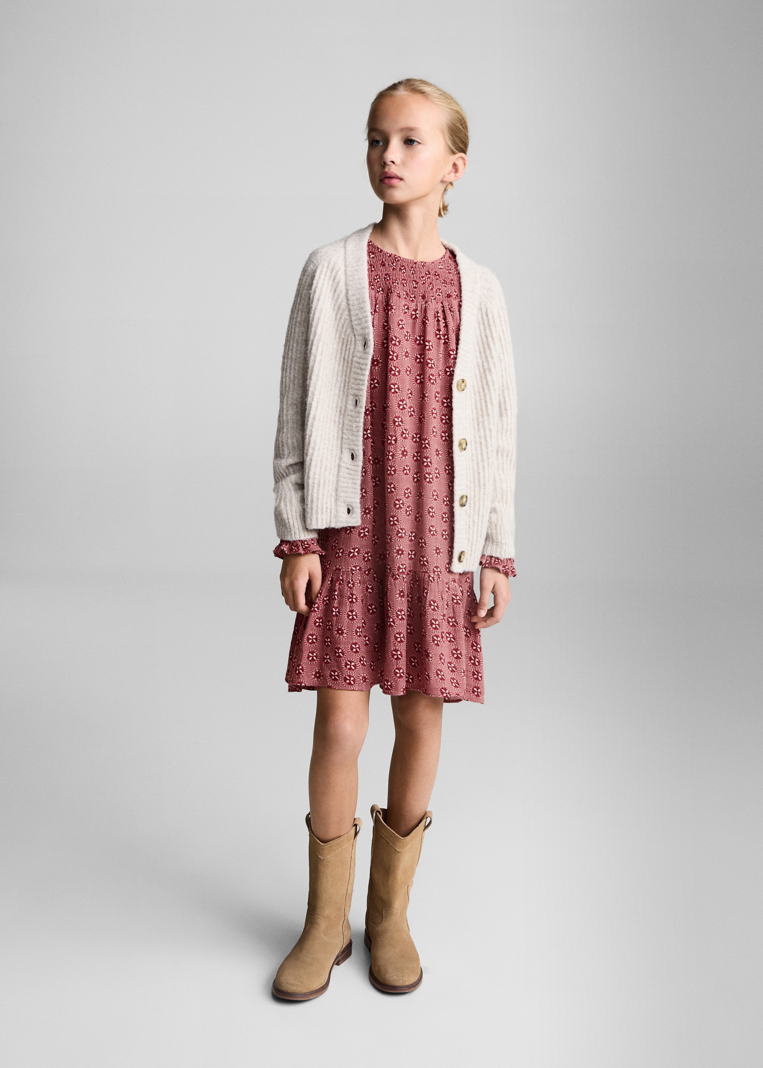Robe coton fleurs - Plan général