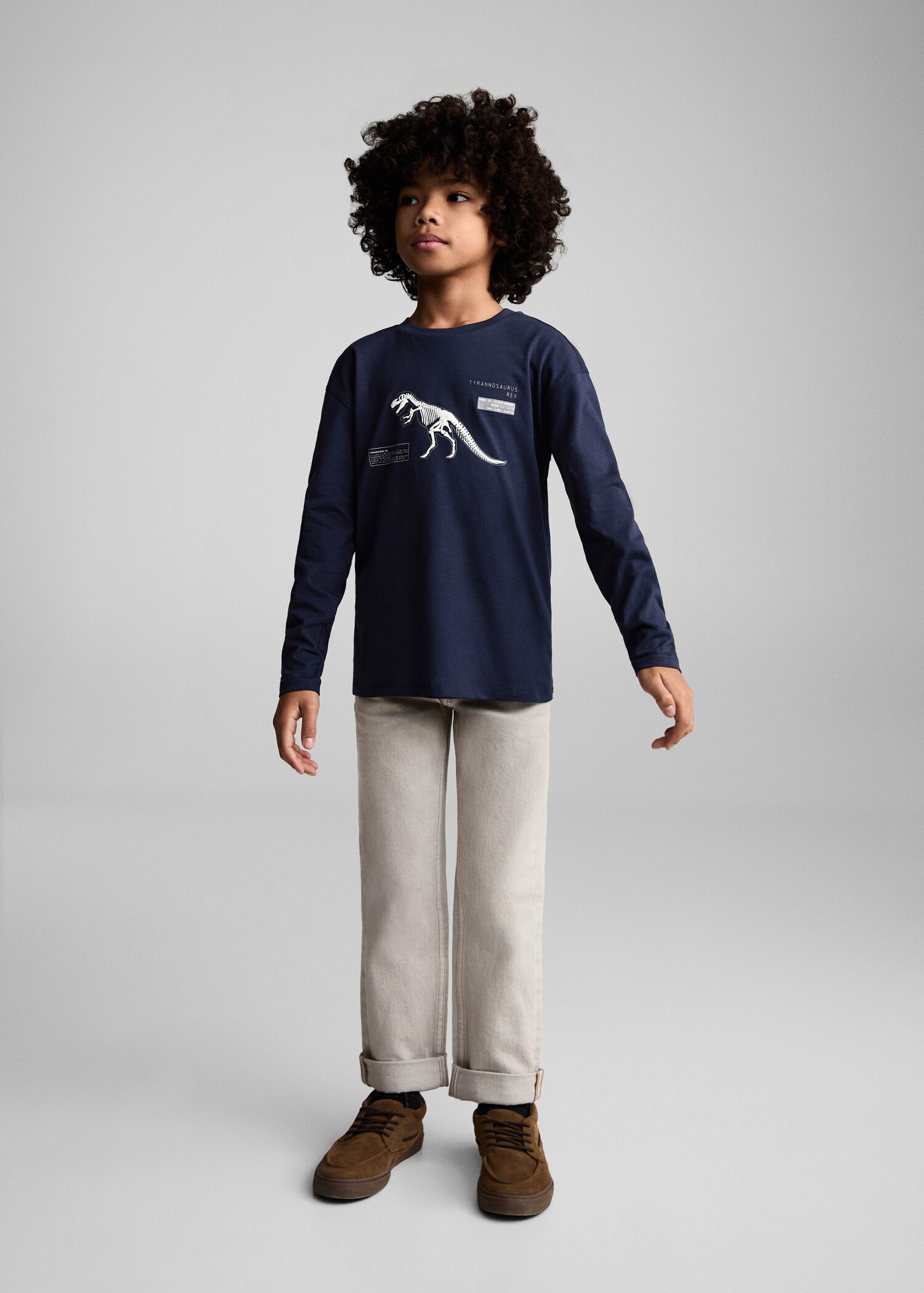 Camiseta estampado dinosaurio - Plano general