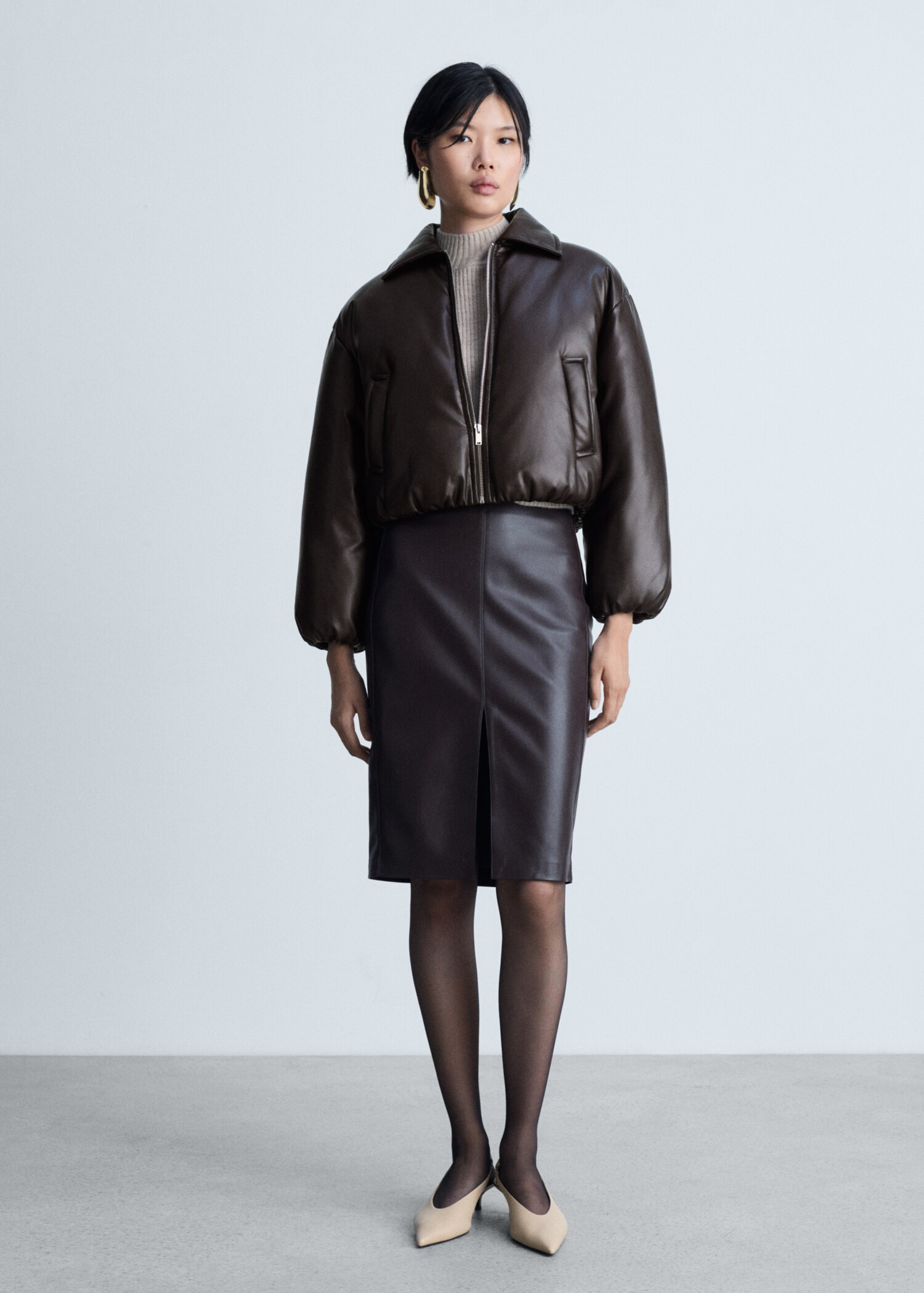 Veste bomber matelassée - Plan général
