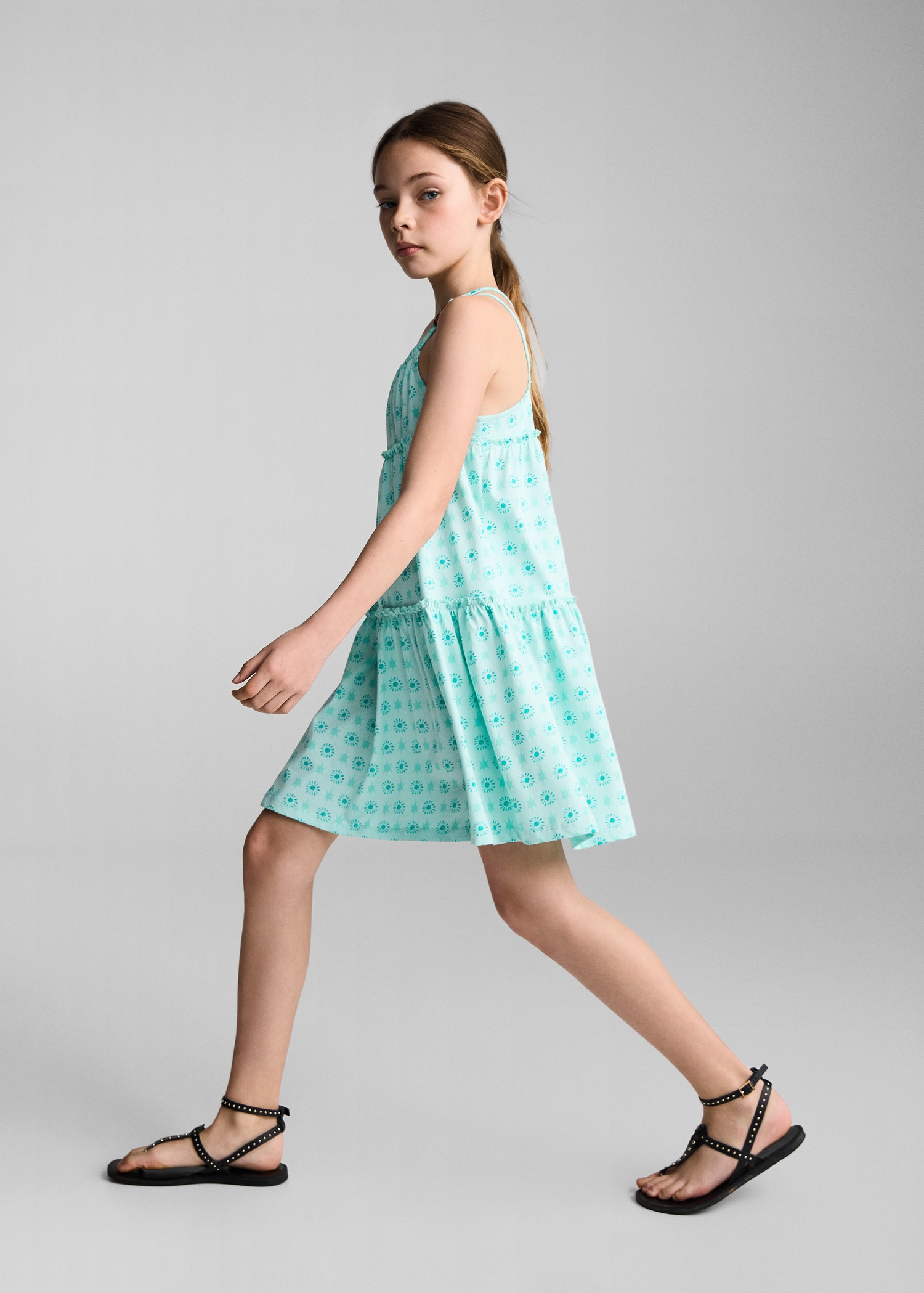 Printed beaded dress - General plane