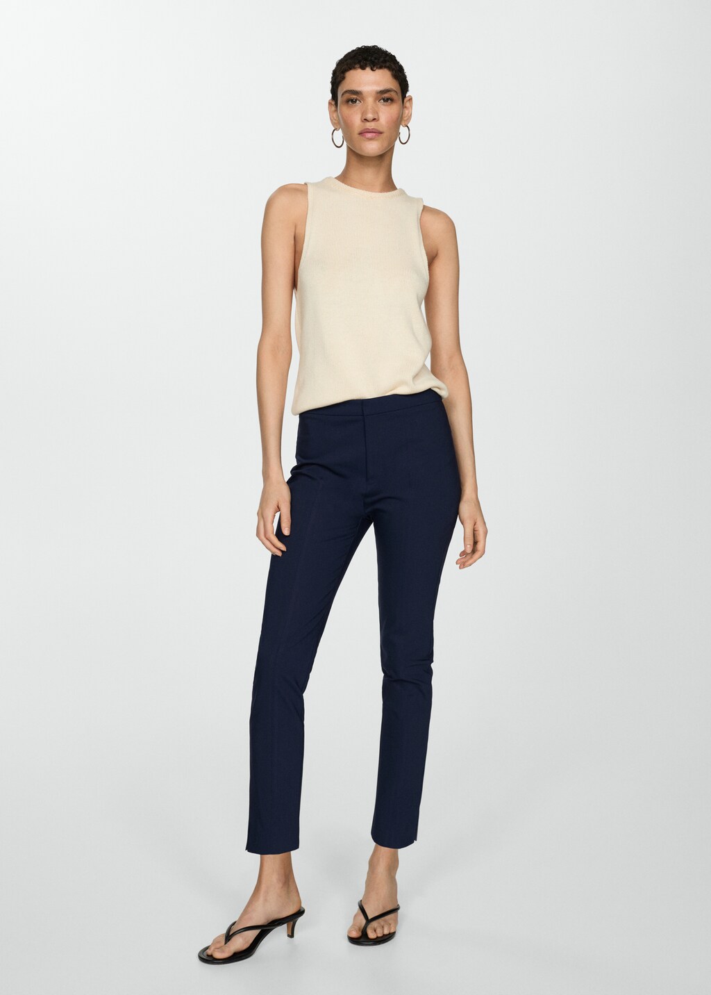 Pantalon skinny crop