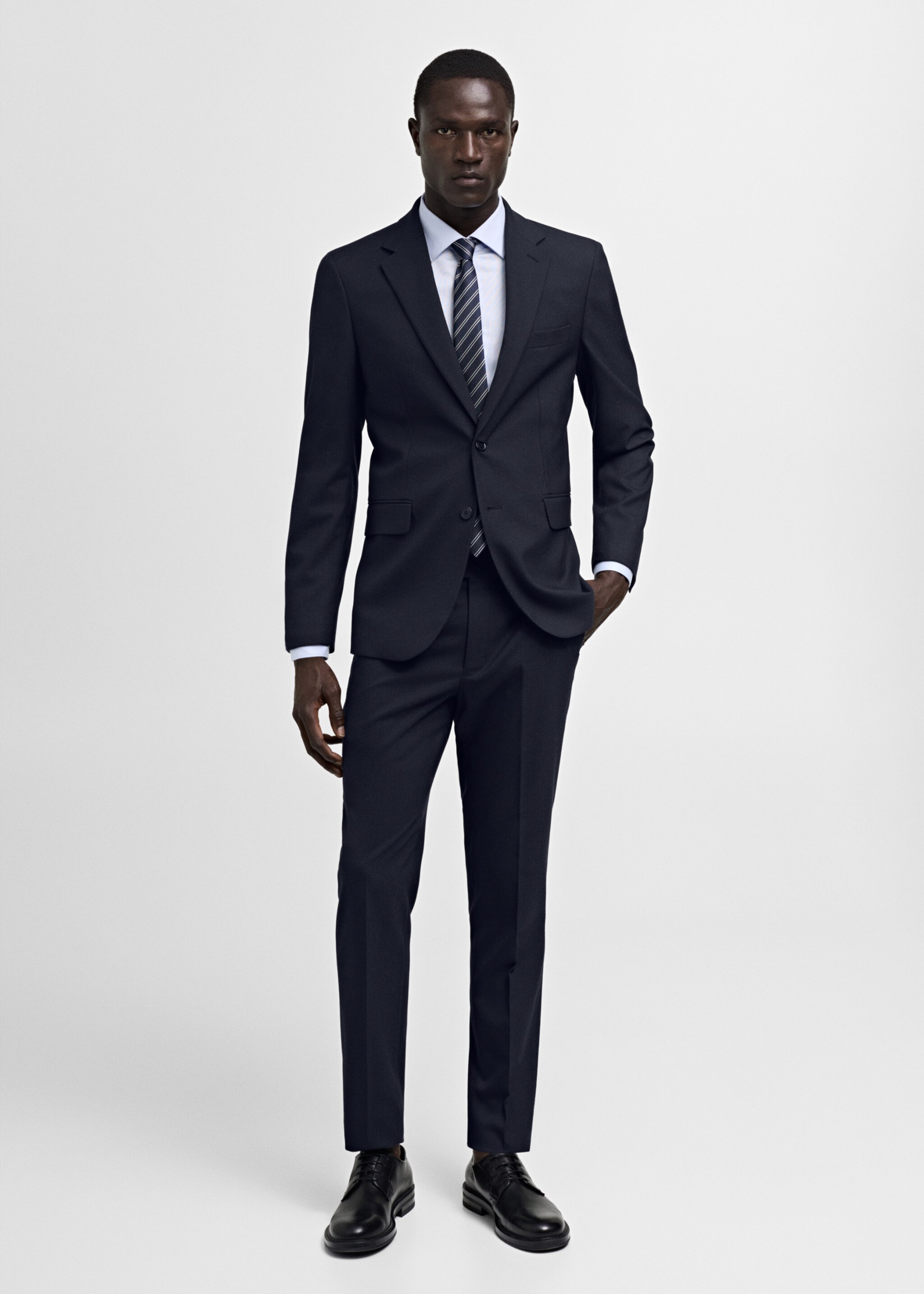 Americana traje slim fit tejido comfort stretch - Plano general