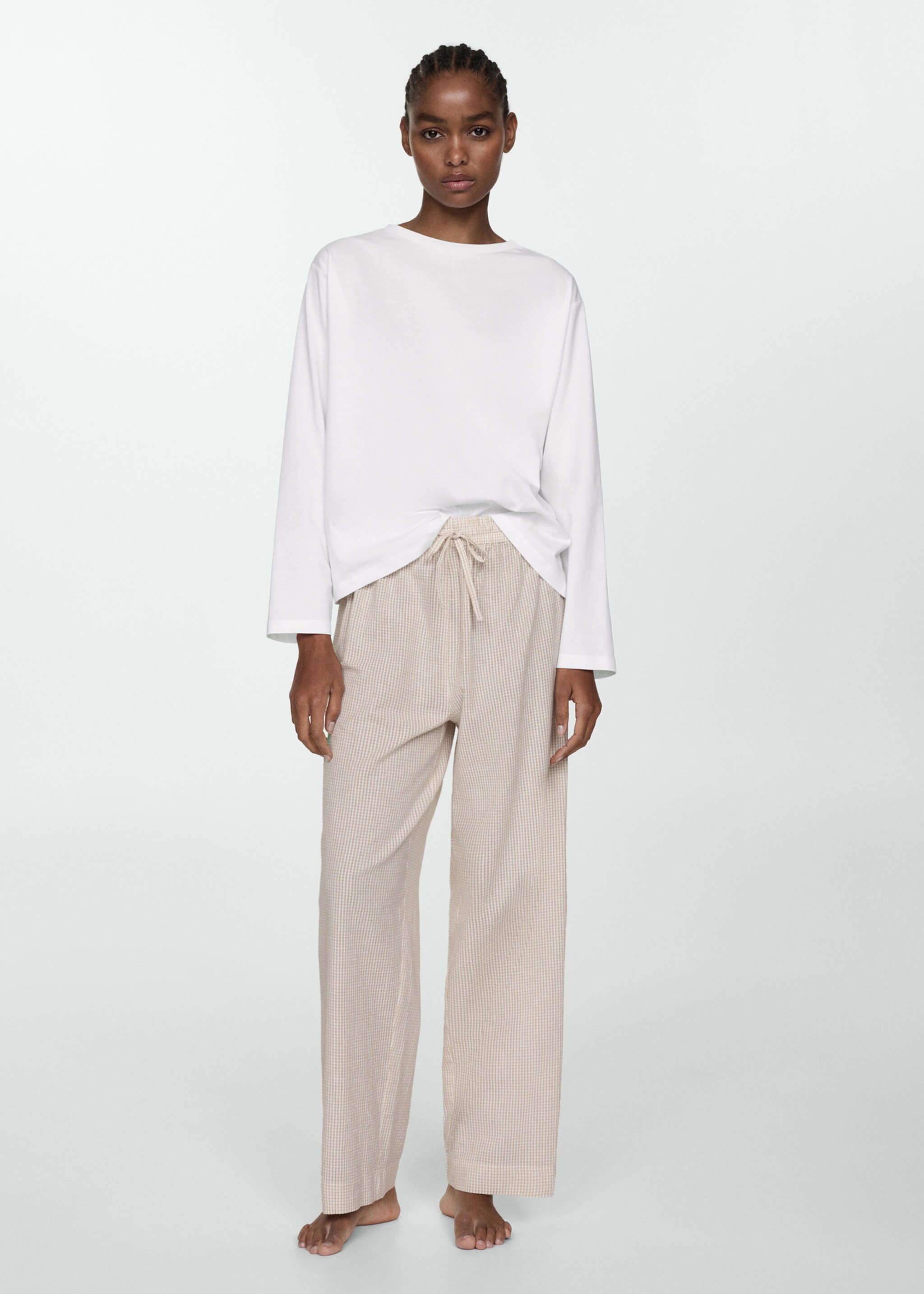 Two-piece cotton pyjamas - General plane