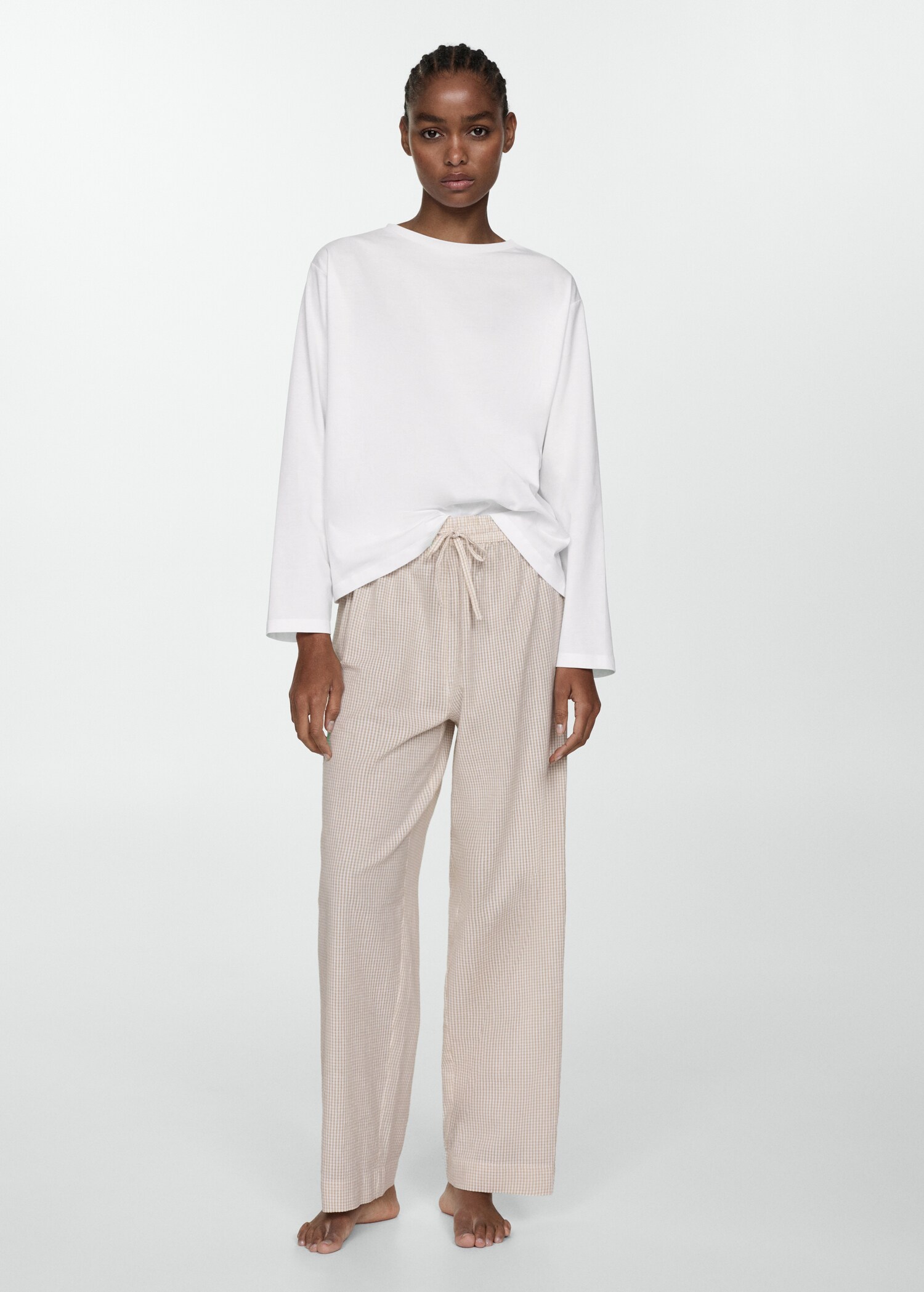 Two-piece cotton pyjamas - General plane