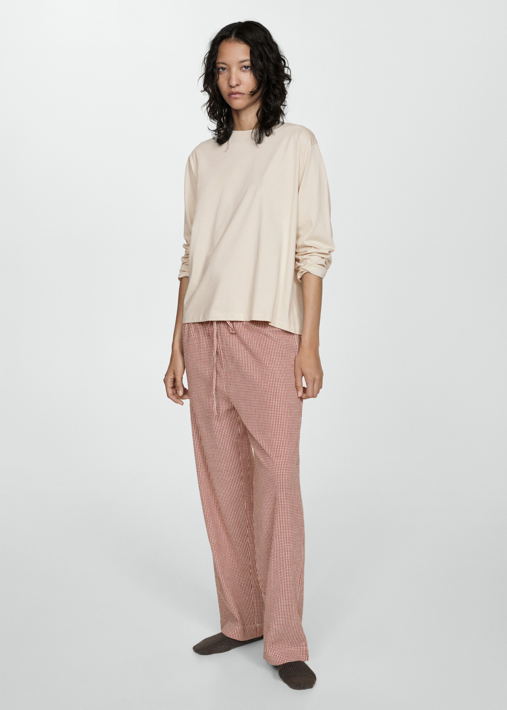 Two-piece cotton pyjamas - General plane