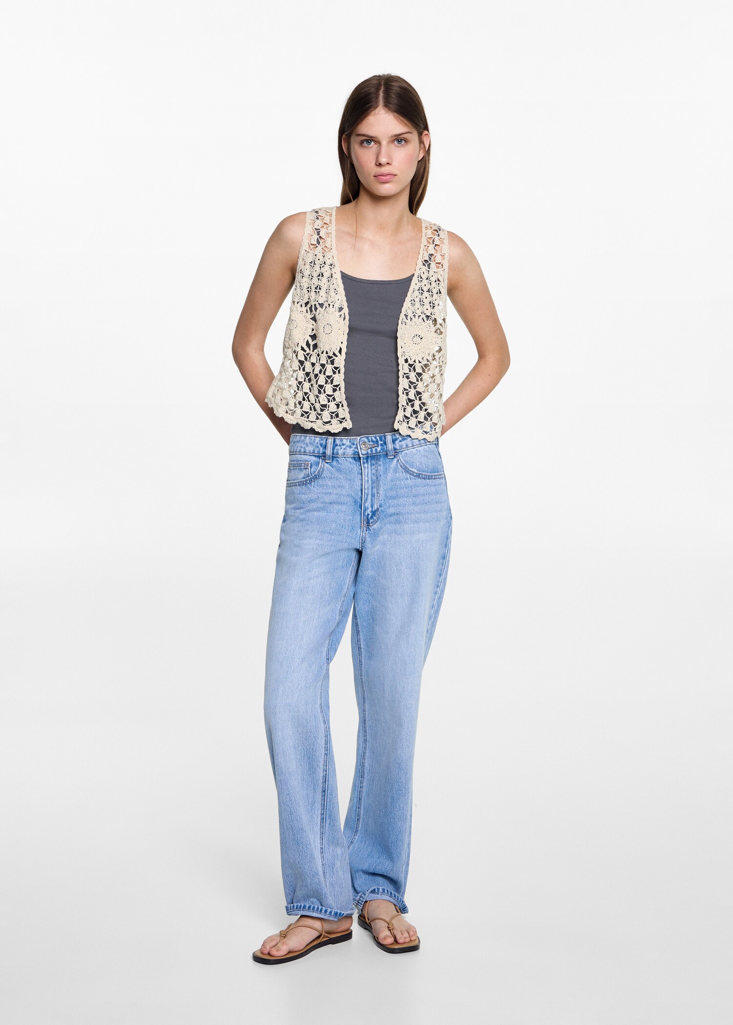 Gilet crochet - Plan général