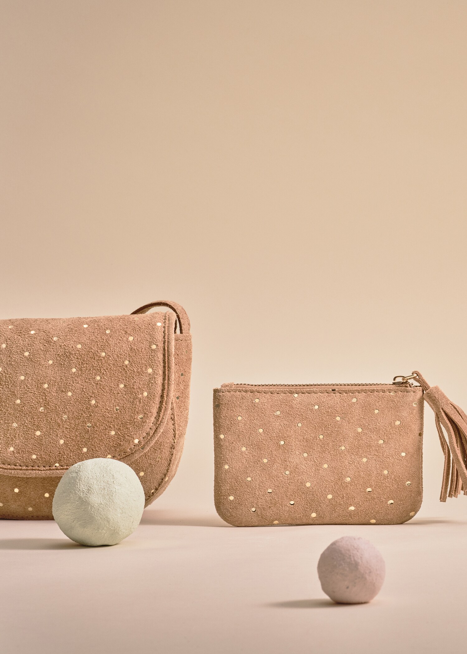 Bolso piel lunares - Plano general