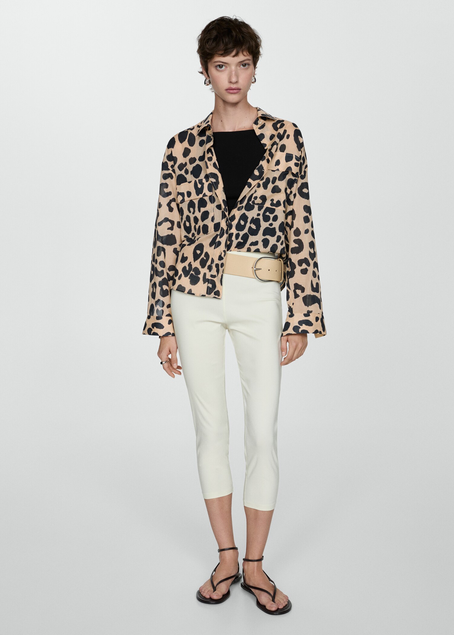 Camisa estampado animal print - Plano general