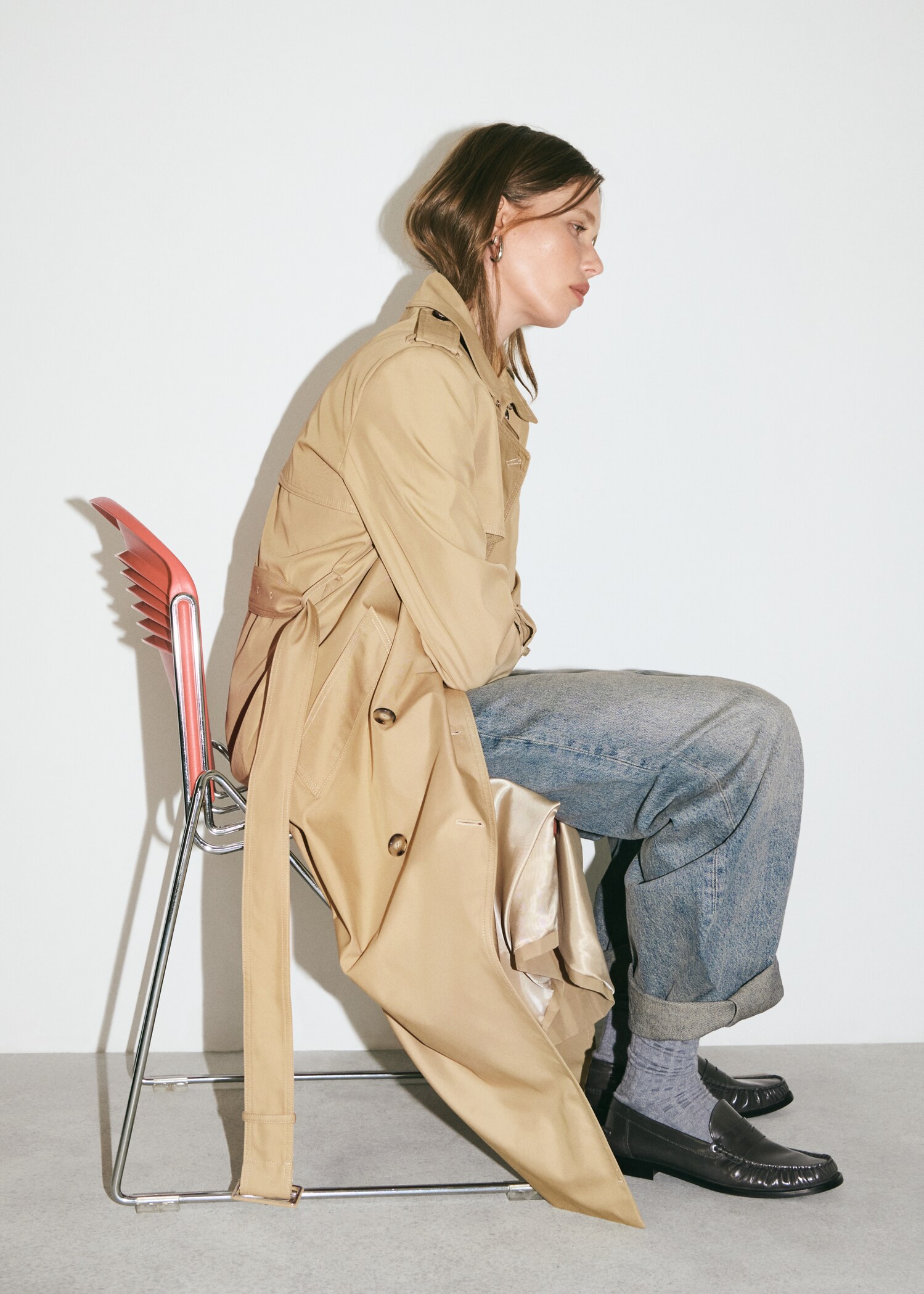Mocassins cuir - Plan général